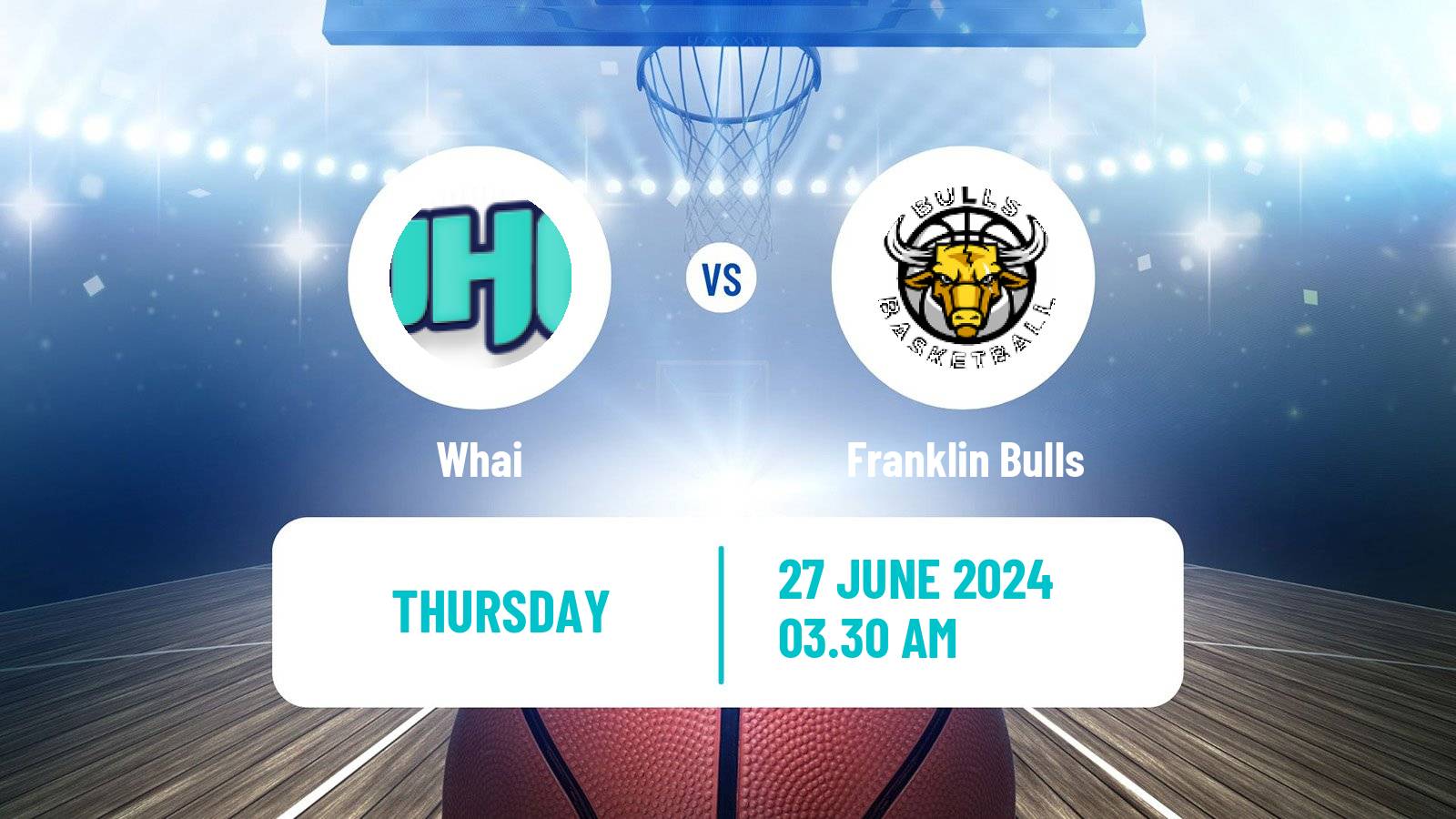 Basketball New Zealand NBL Whai - Franklin Bulls