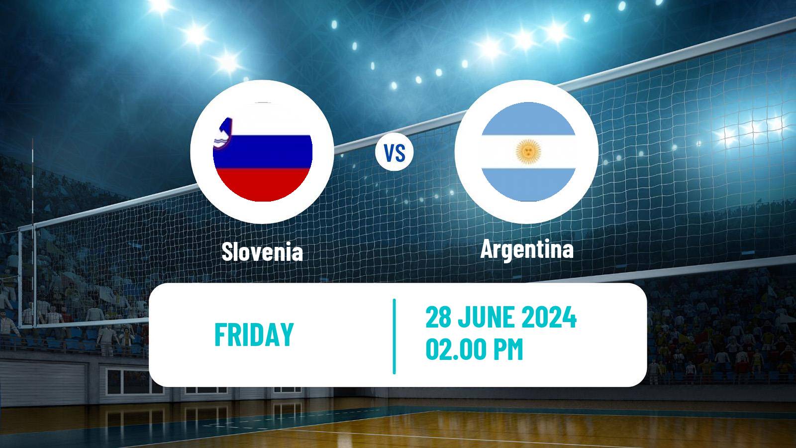 Volleyball Nations League Volleyball Slovenia - Argentina