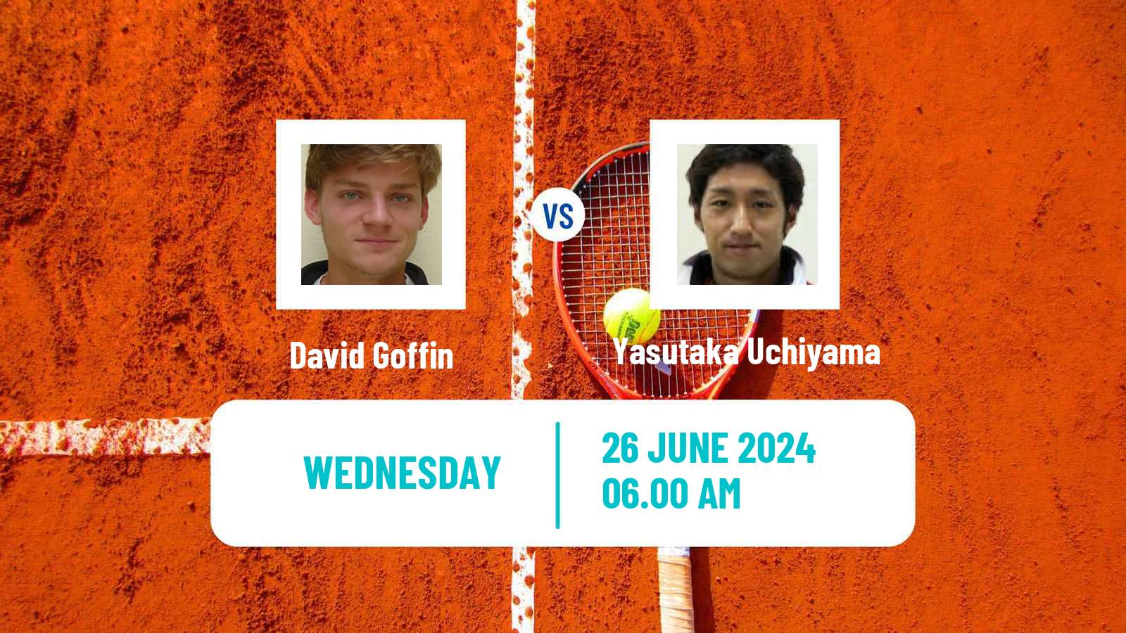 Tennis ATP Wimbledon David Goffin - Yasutaka Uchiyama