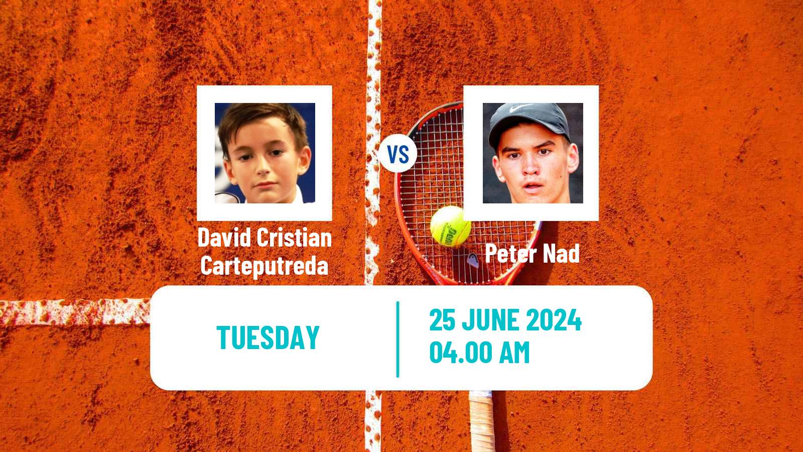 Tennis ITF M25 Satu Mare Men David Cristian Carteputreda - Peter Nad