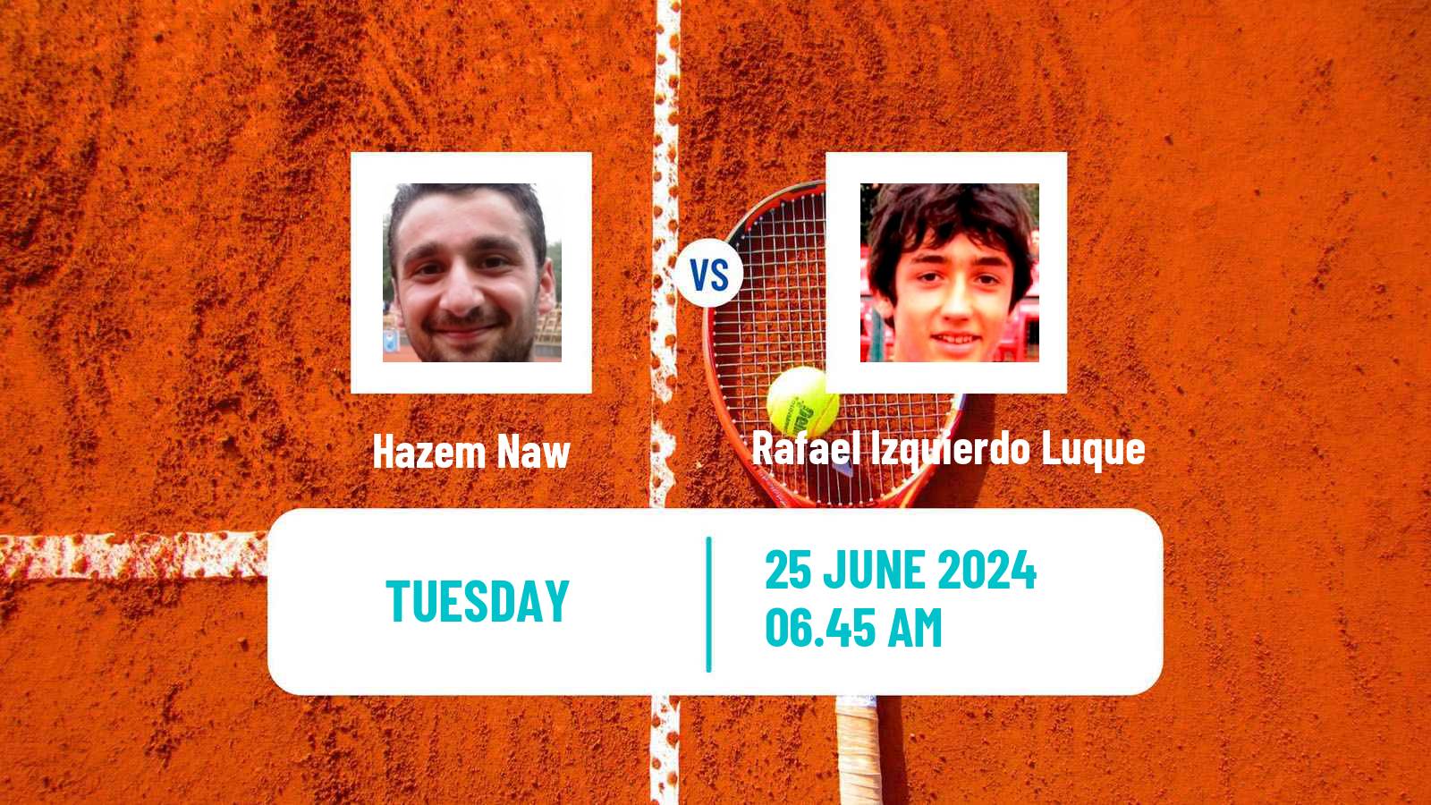 Tennis ITF M15 Kamen Men 2024 Hazem Naw - Rafael Izquierdo Luque