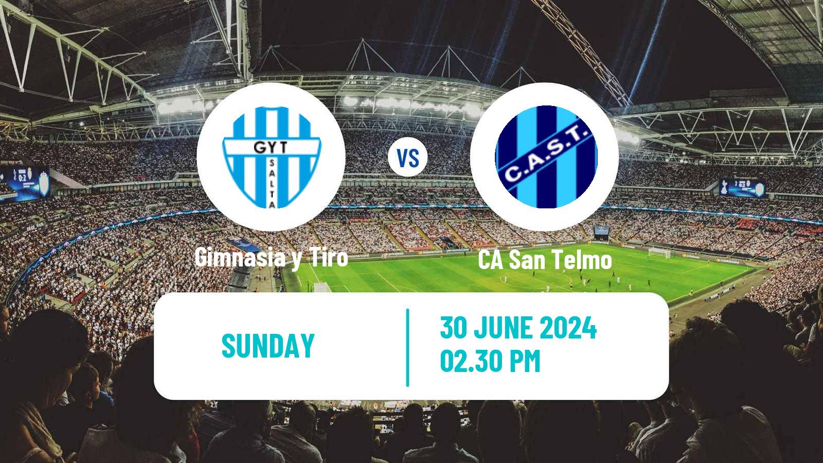 Soccer Argentinian Primera Nacional Gimnasia y Tiro - San Telmo