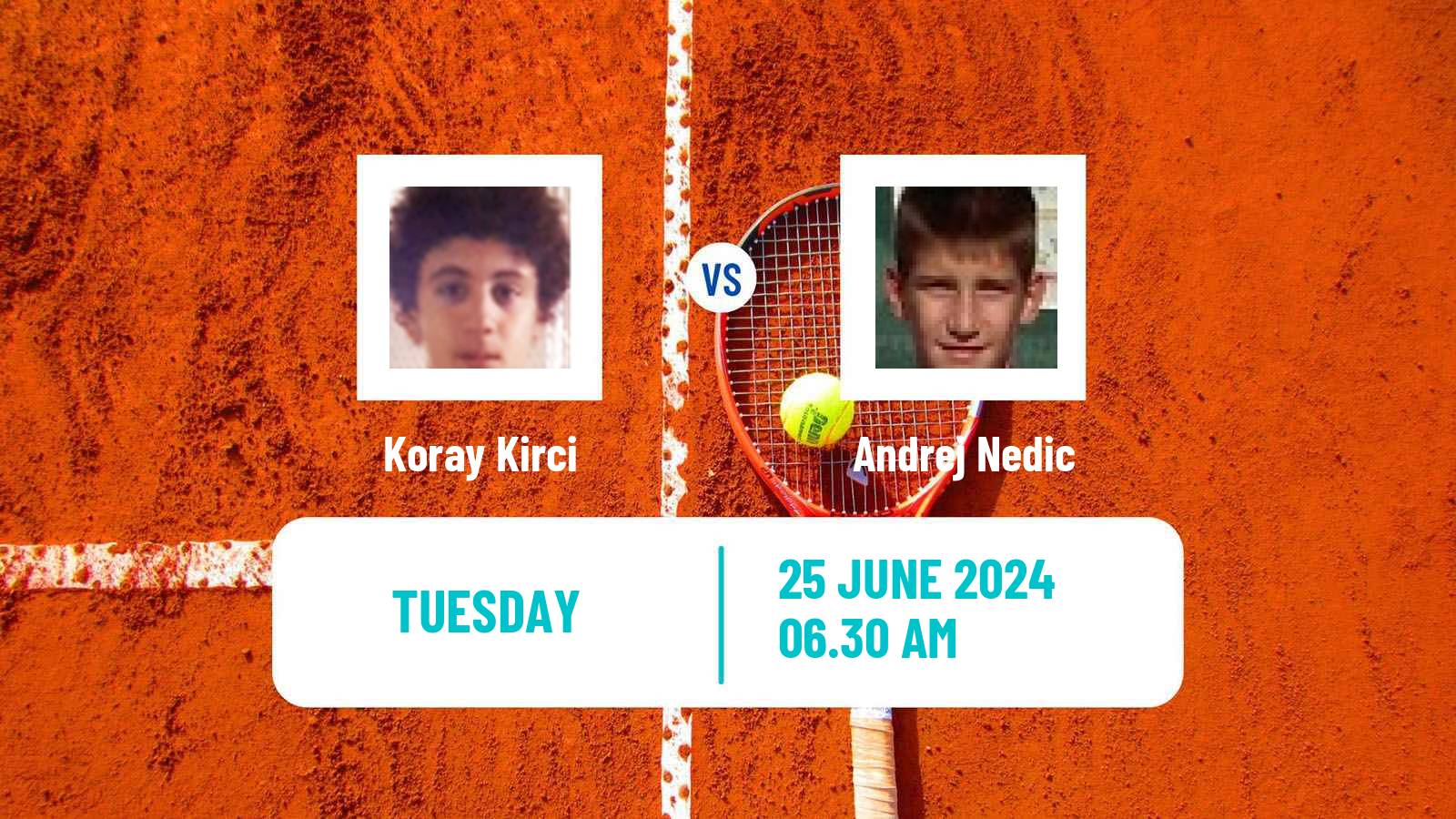 Tennis ITF M15 Belgrade Men Koray Kirci - Andrej Nedic