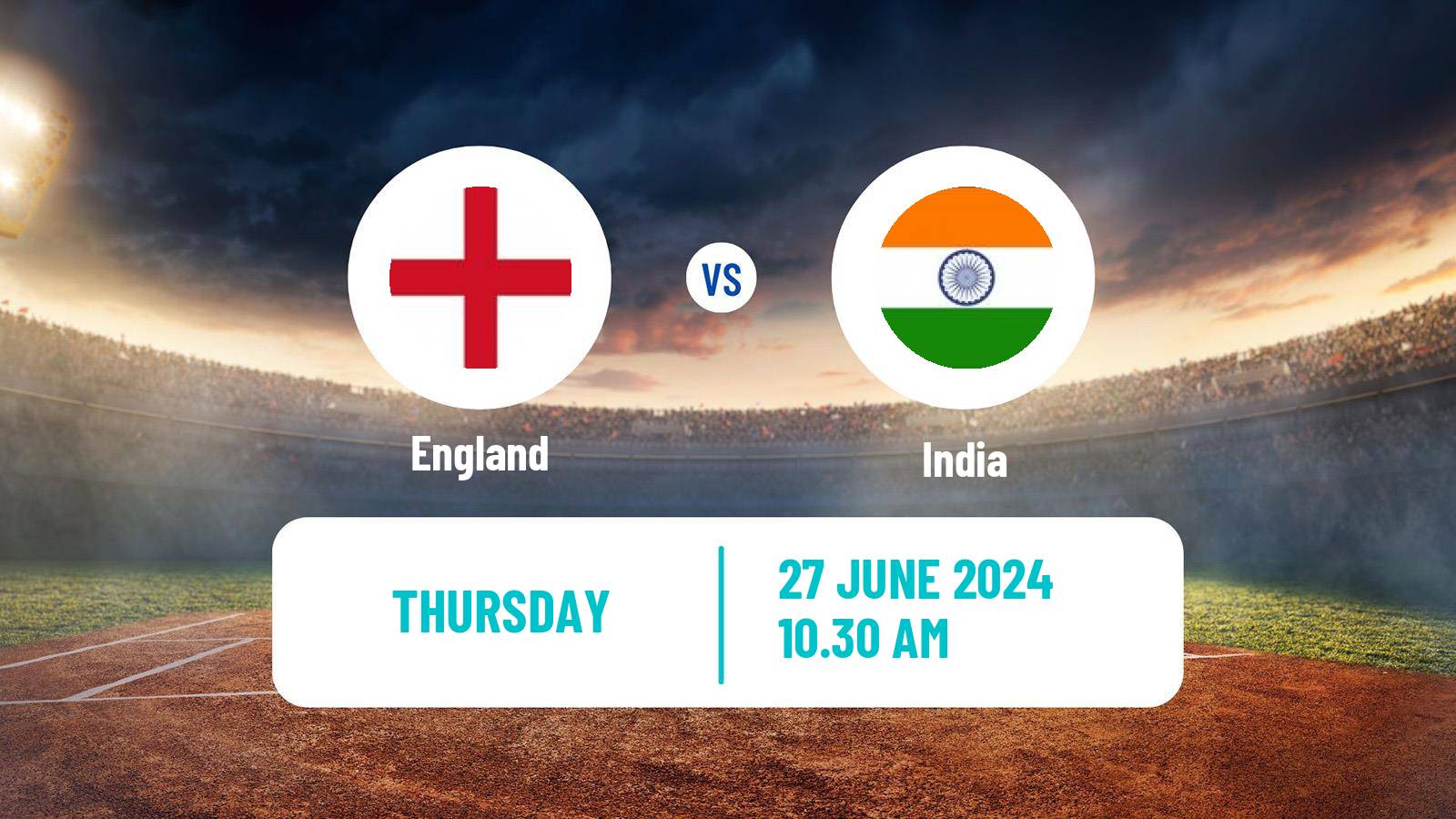 Cricket ICC World Twenty20 England - India