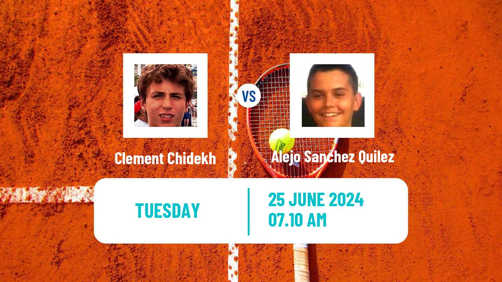 Tennis ITF M25 Bakio Men Clement Chidekh - Alejo Sanchez Quilez