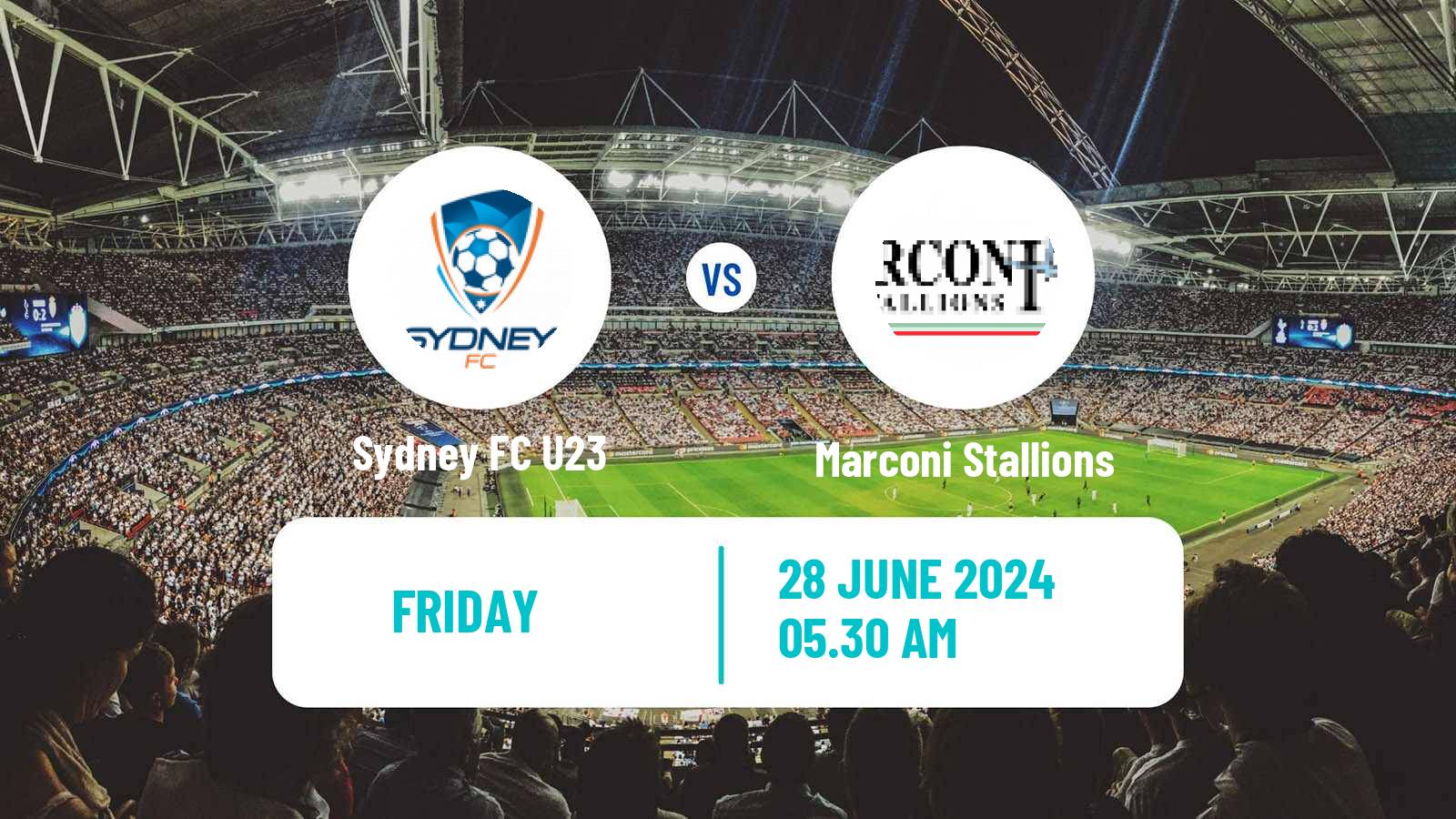 Soccer Australian NPL NSW Sydney FC U23 - Marconi Stallions