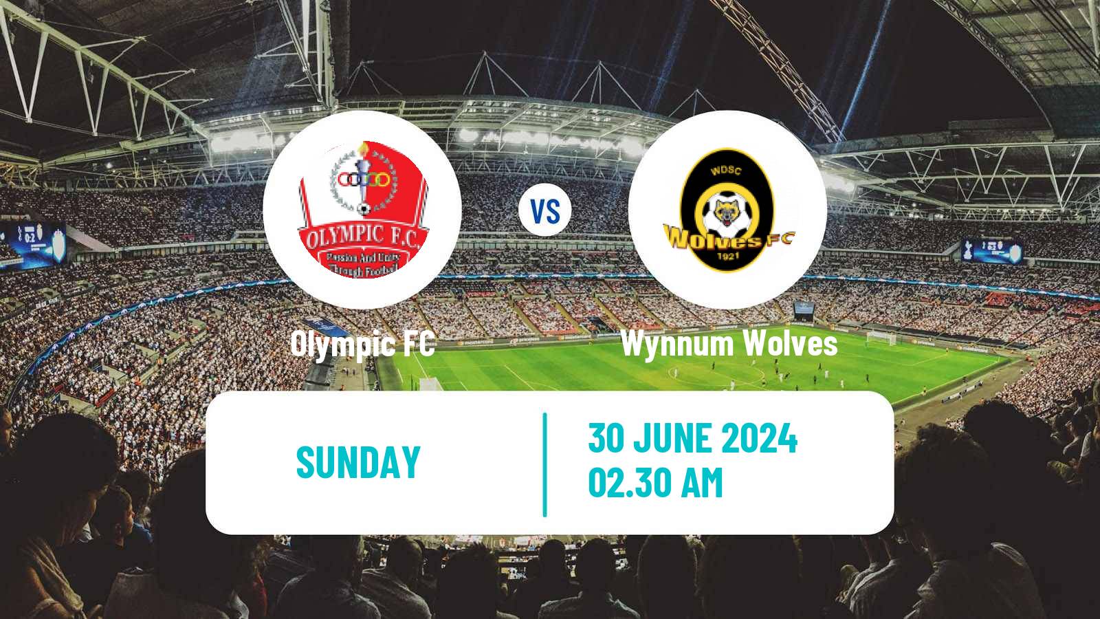 Soccer Australian NPL Queensland Olympic FC - Wynnum Wolves