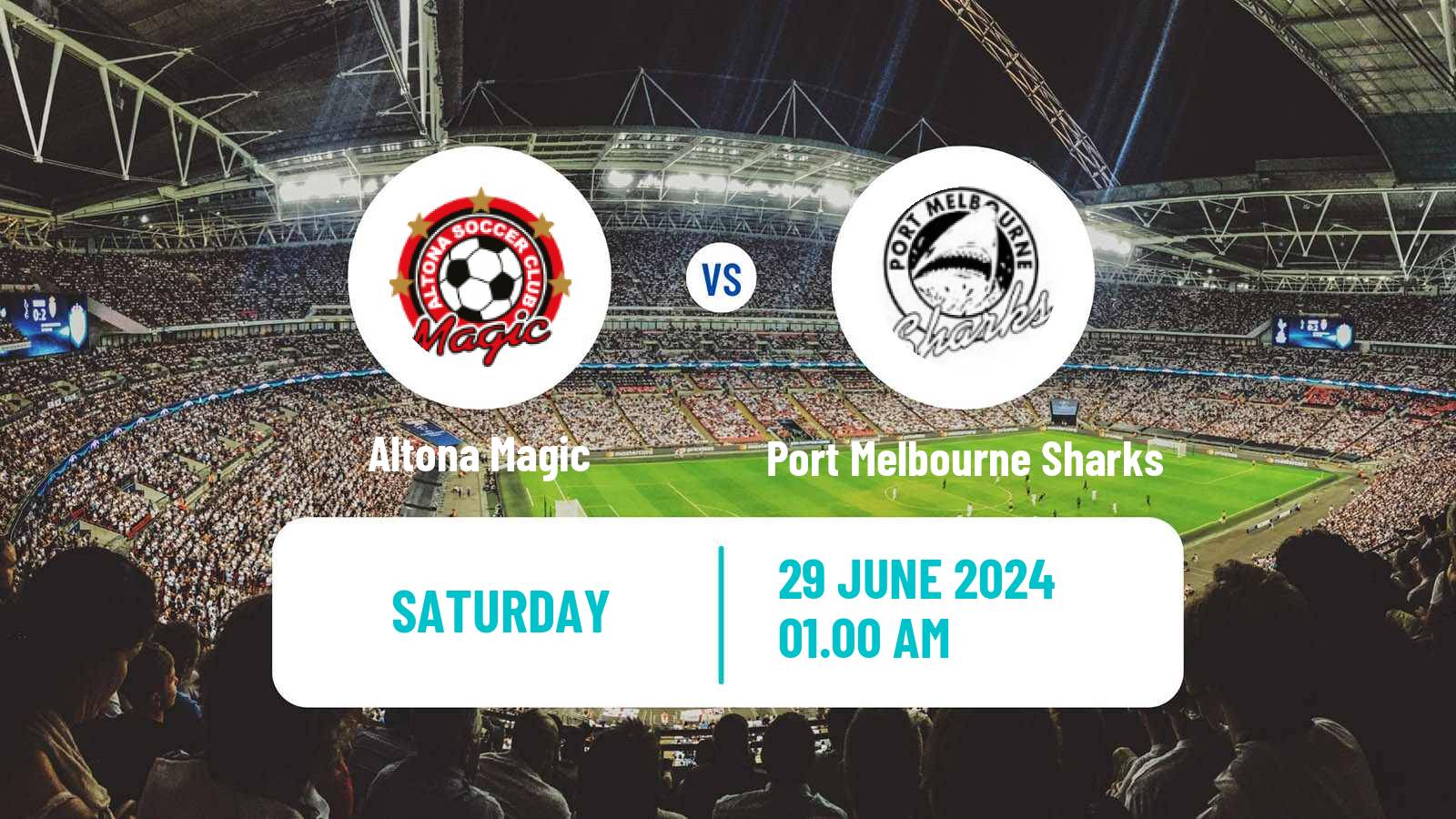 Soccer Australian NPL Victoria Altona Magic - Port Melbourne Sharks