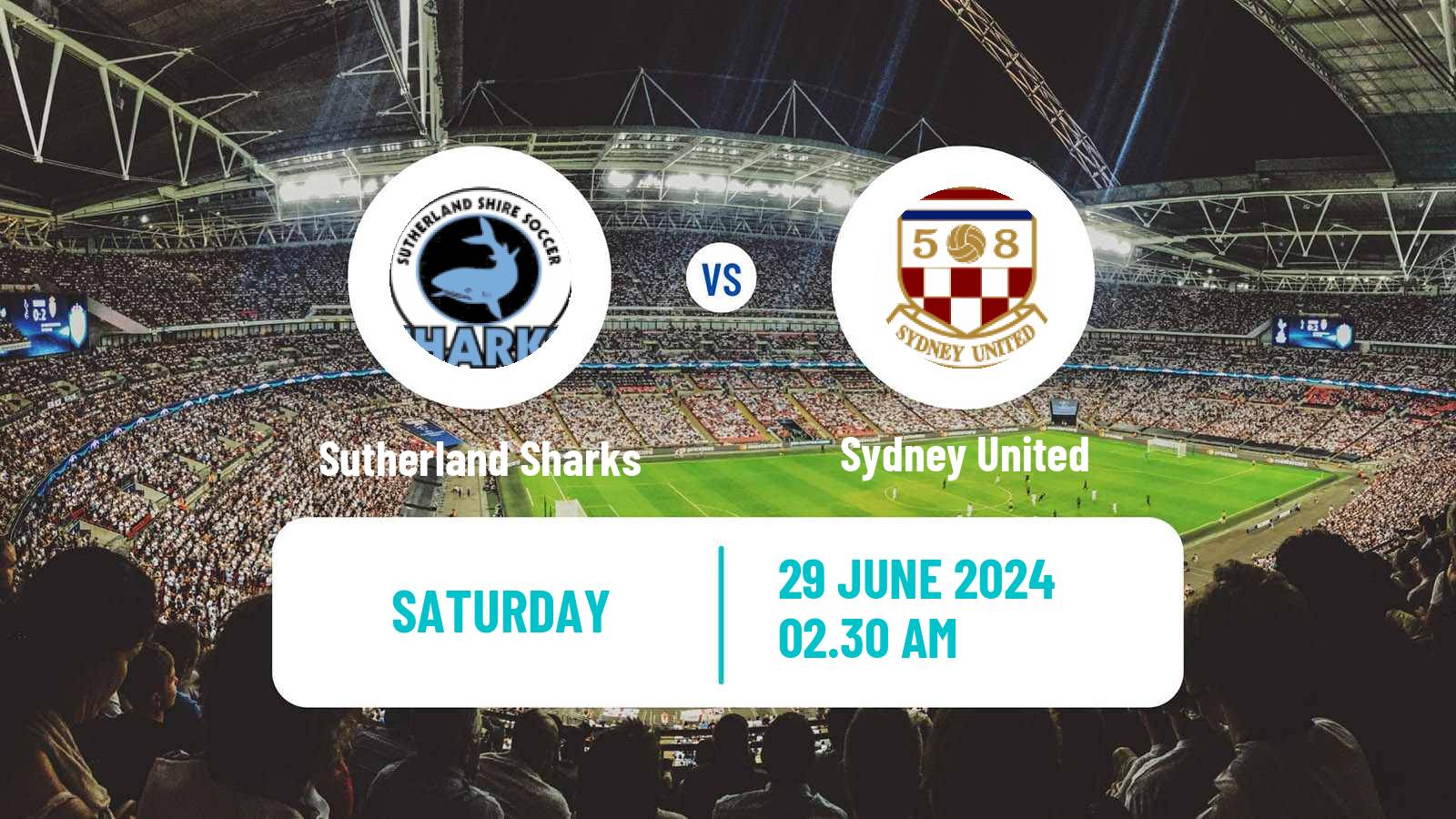 Soccer Australian NPL NSW Sutherland Sharks - Sydney United