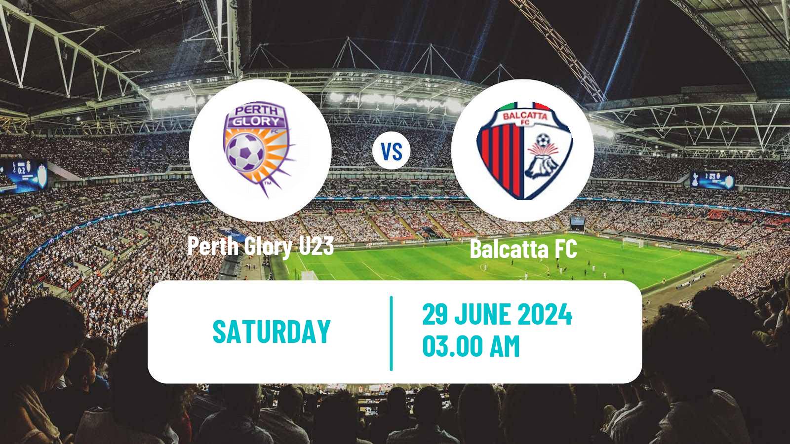 Soccer Australian NPL Western Australia Perth Glory U23 - Balcatta