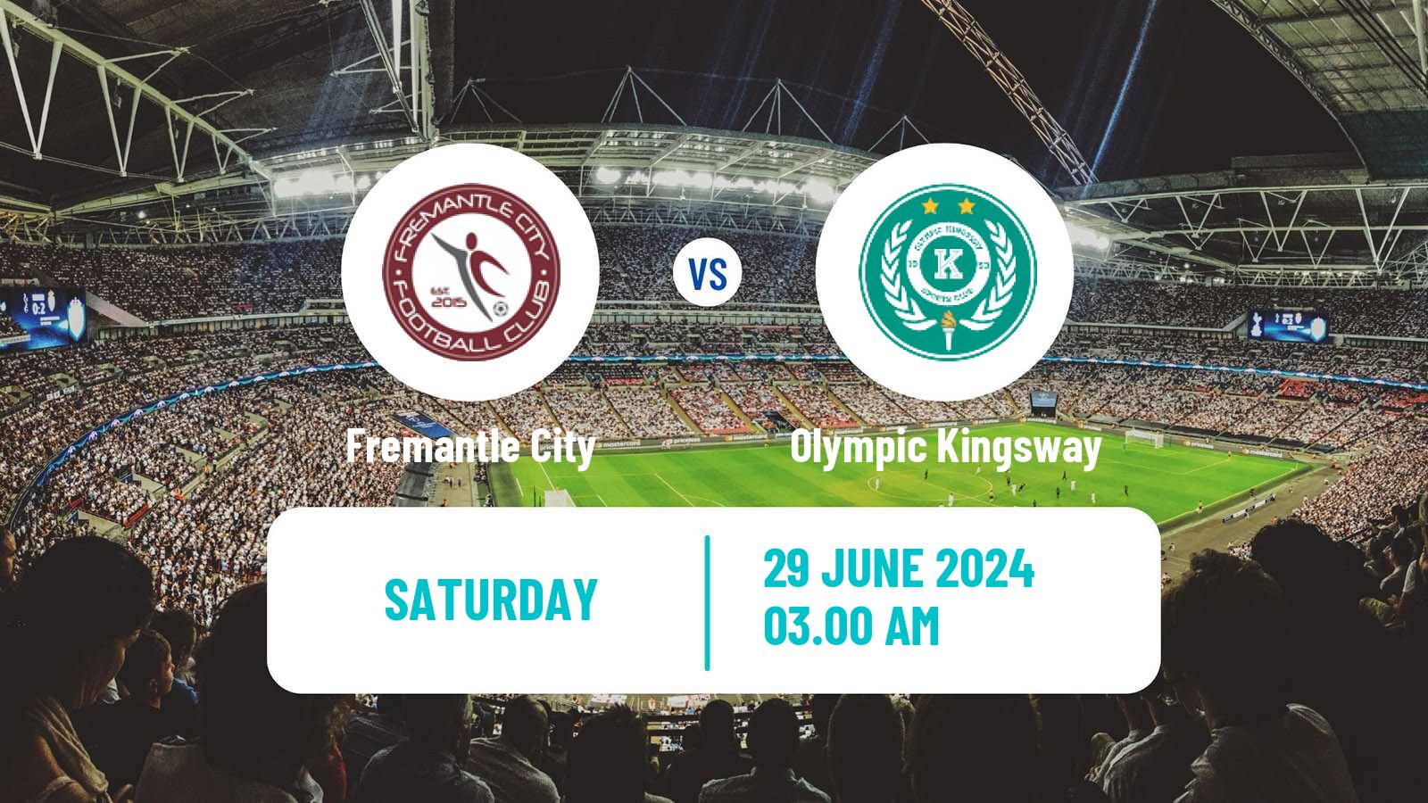 Soccer Australian NPL Western Australia Fremantle City - Olympic Kingsway