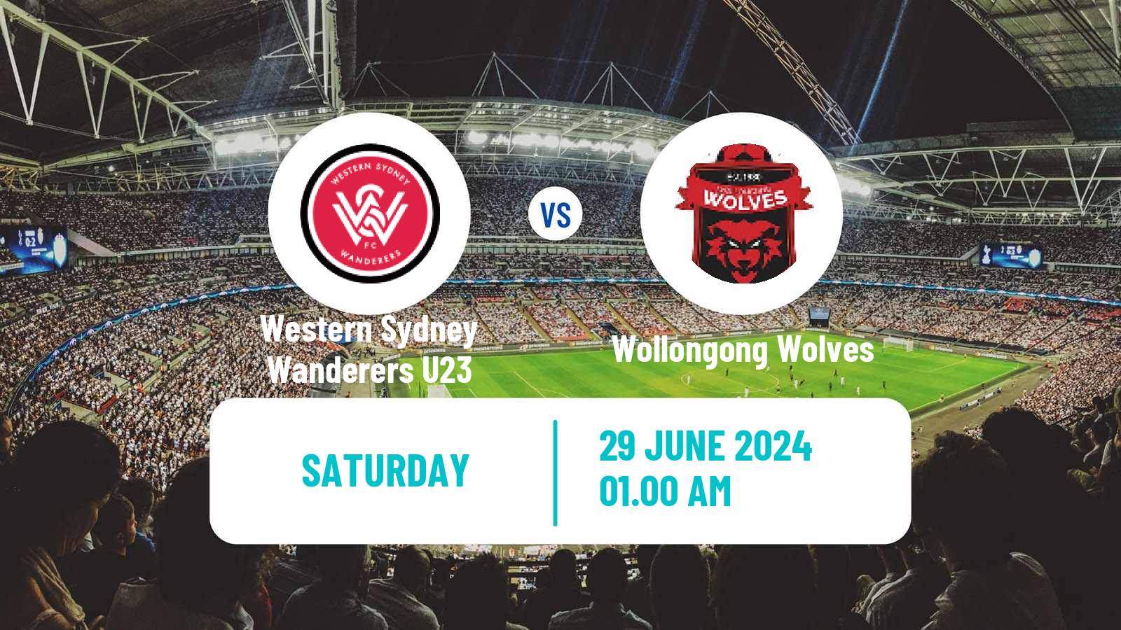 Soccer Australian NPL NSW Western Sydney Wanderers U23 - Wollongong Wolves