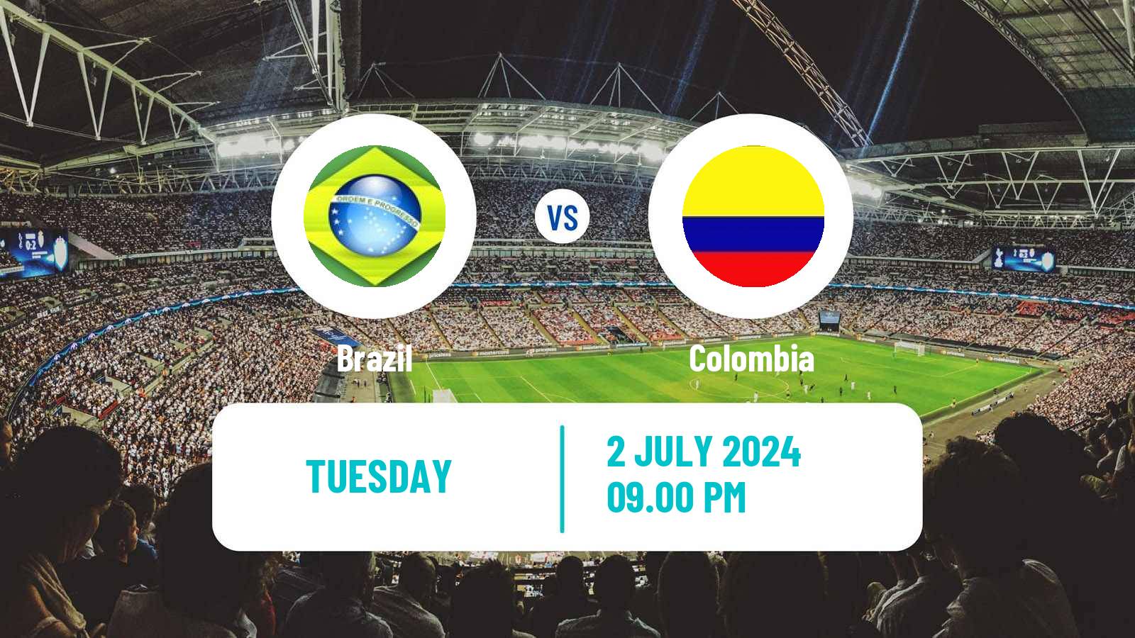 Soccer Copa America Brazil - Colombia