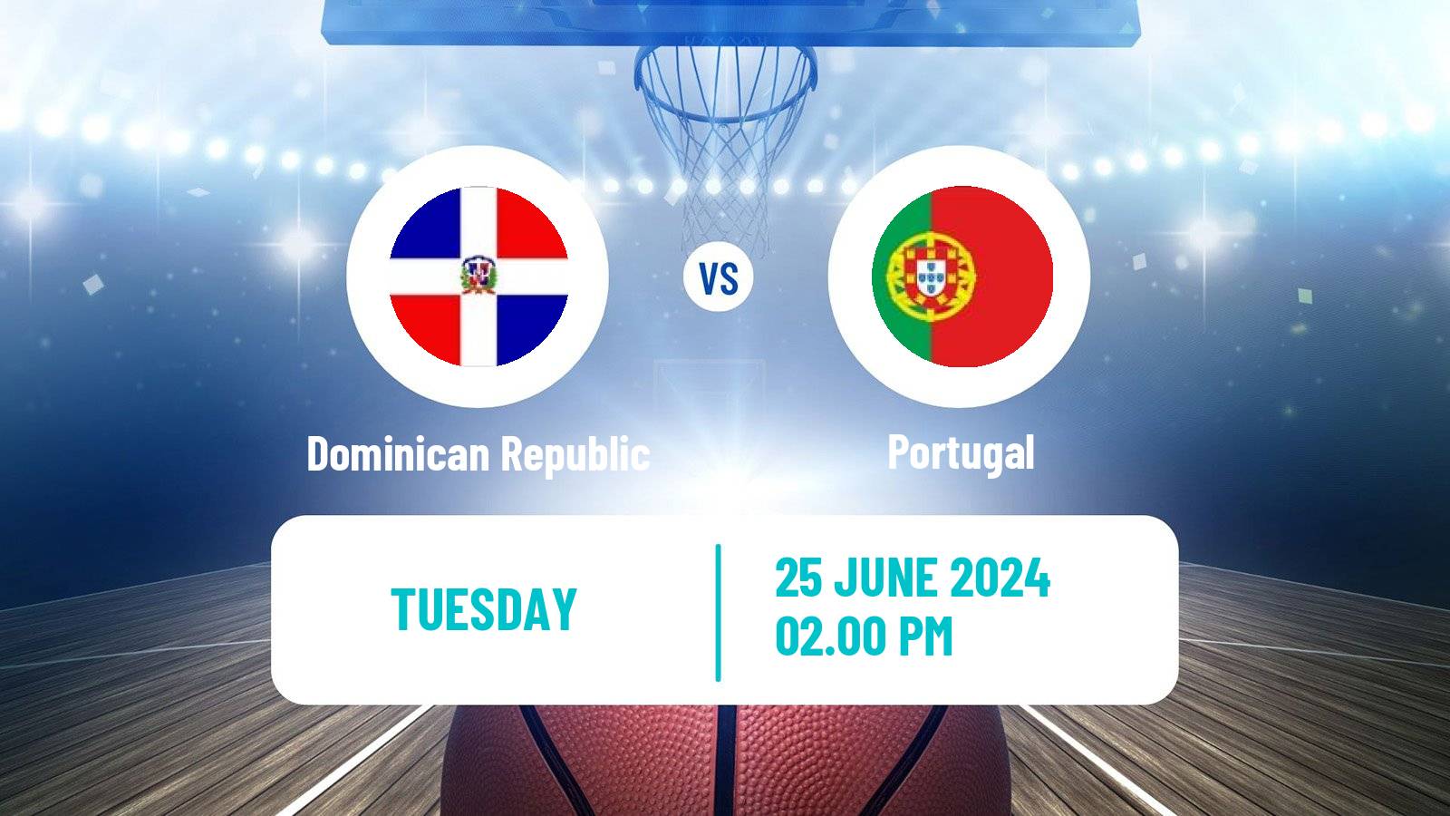 Basketball Friendly International Basketball Dominican Republic - Portugal