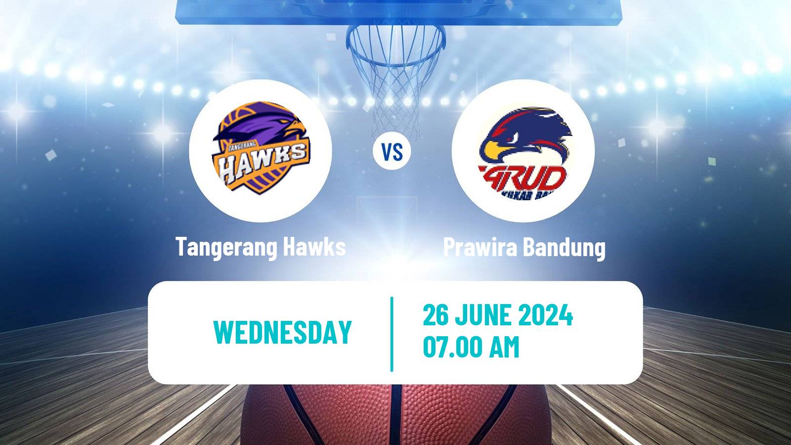 Basketball Indonesian IBL Tangerang Hawks - Prawira Bandung