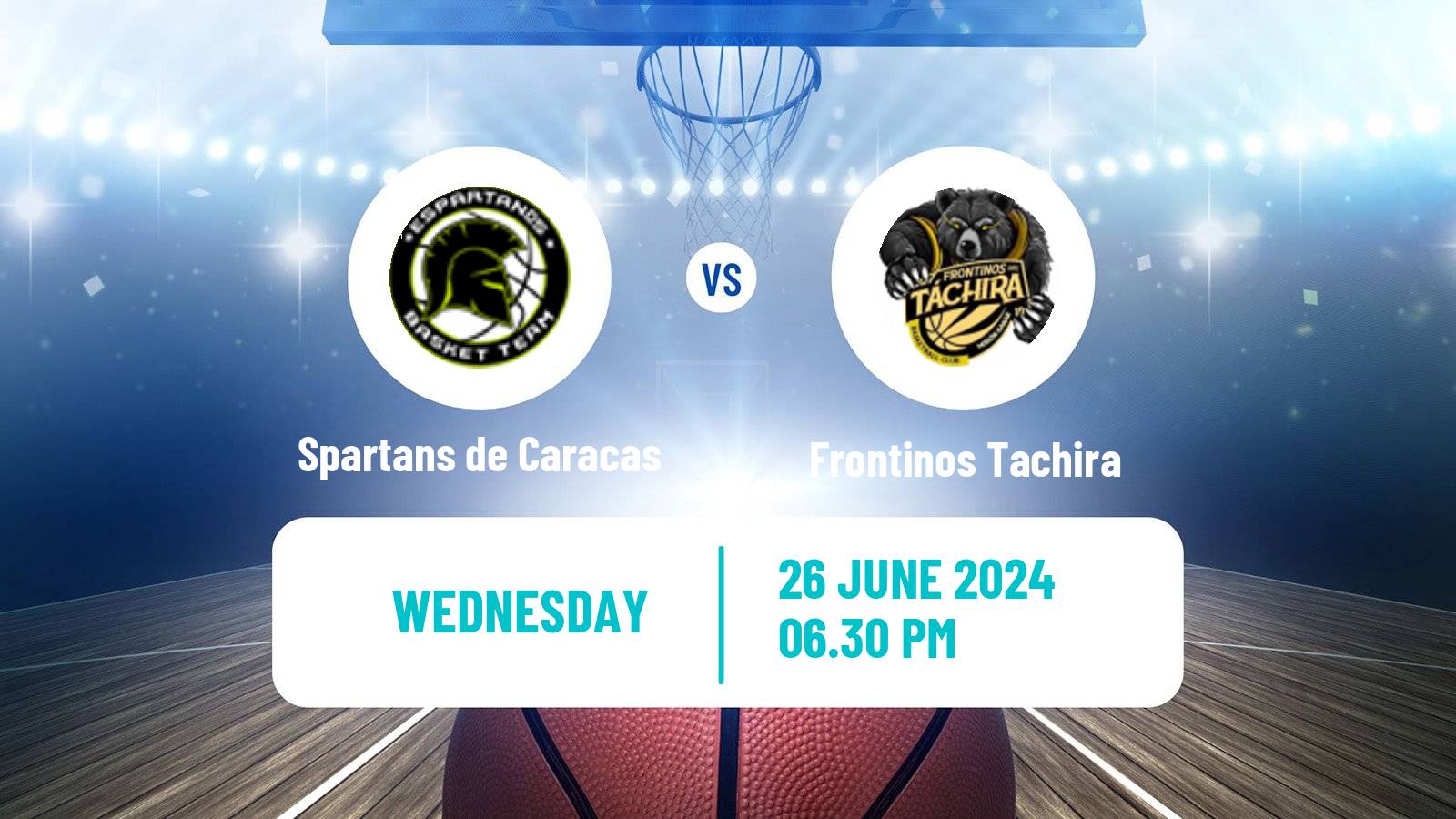 Basketball Venezuelan Superliga Basketball Spartans de Caracas - Frontinos Tachira