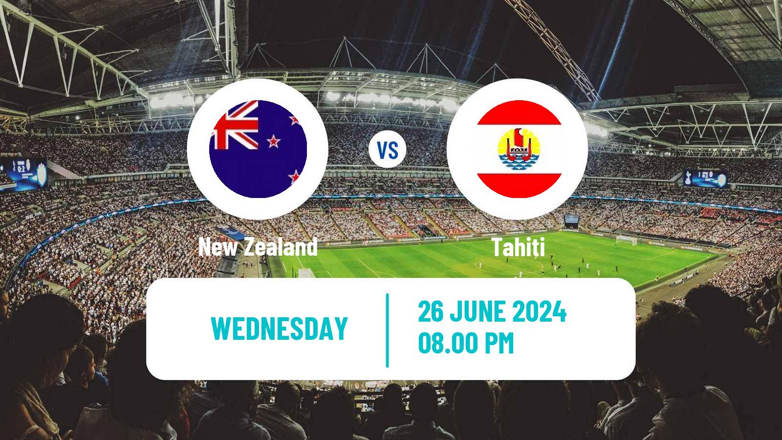 Soccer OFC Nations Cup New Zealand - Tahiti