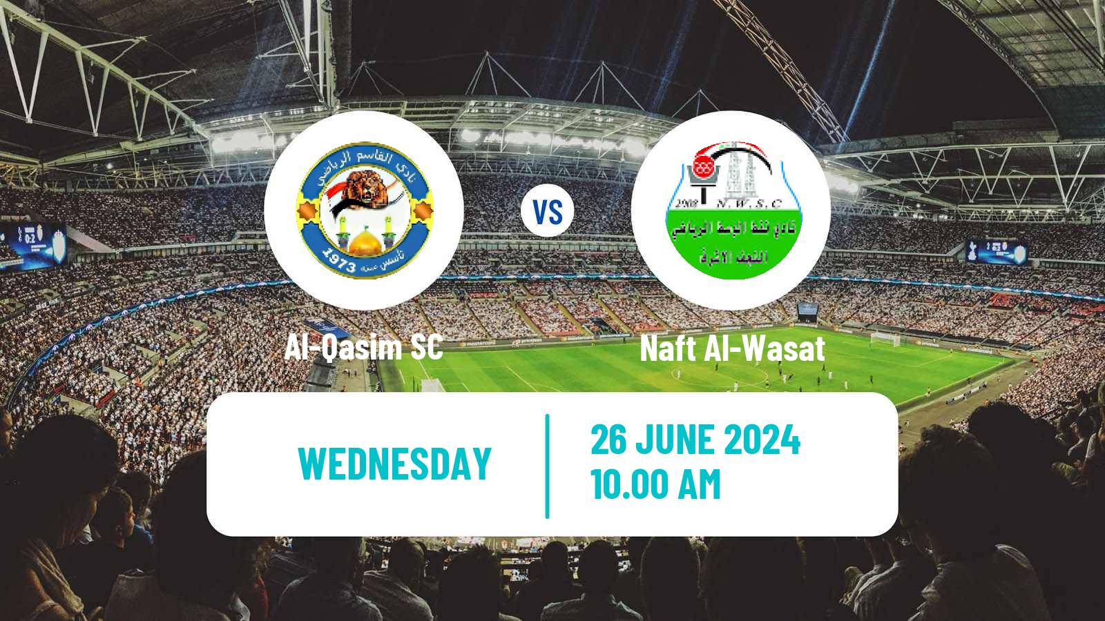 Soccer Iraqi Premier League Al-Qasim - Naft Al-Wasat