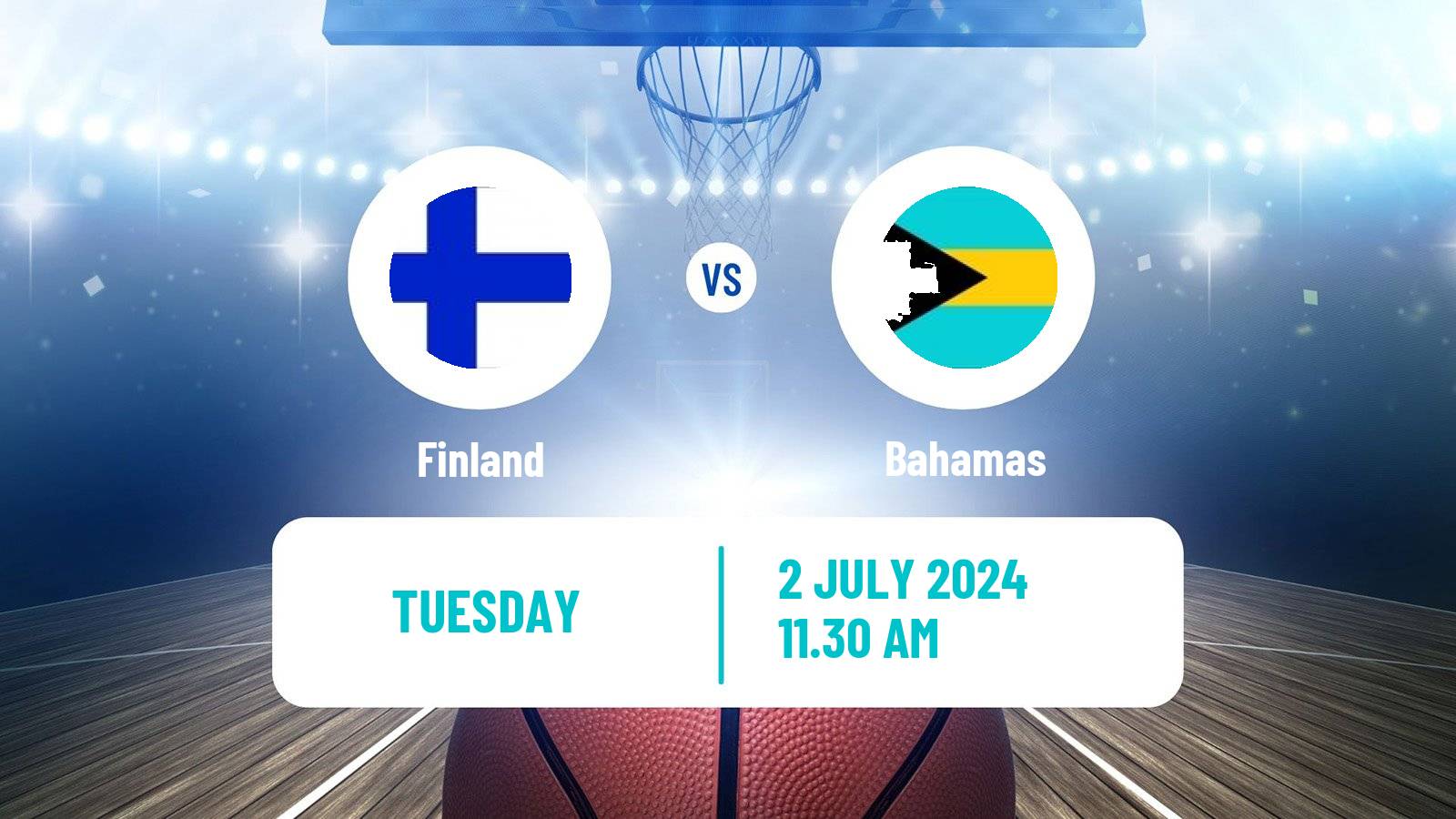 Basketball Olympic Games - Basketball Finland - Bahamas