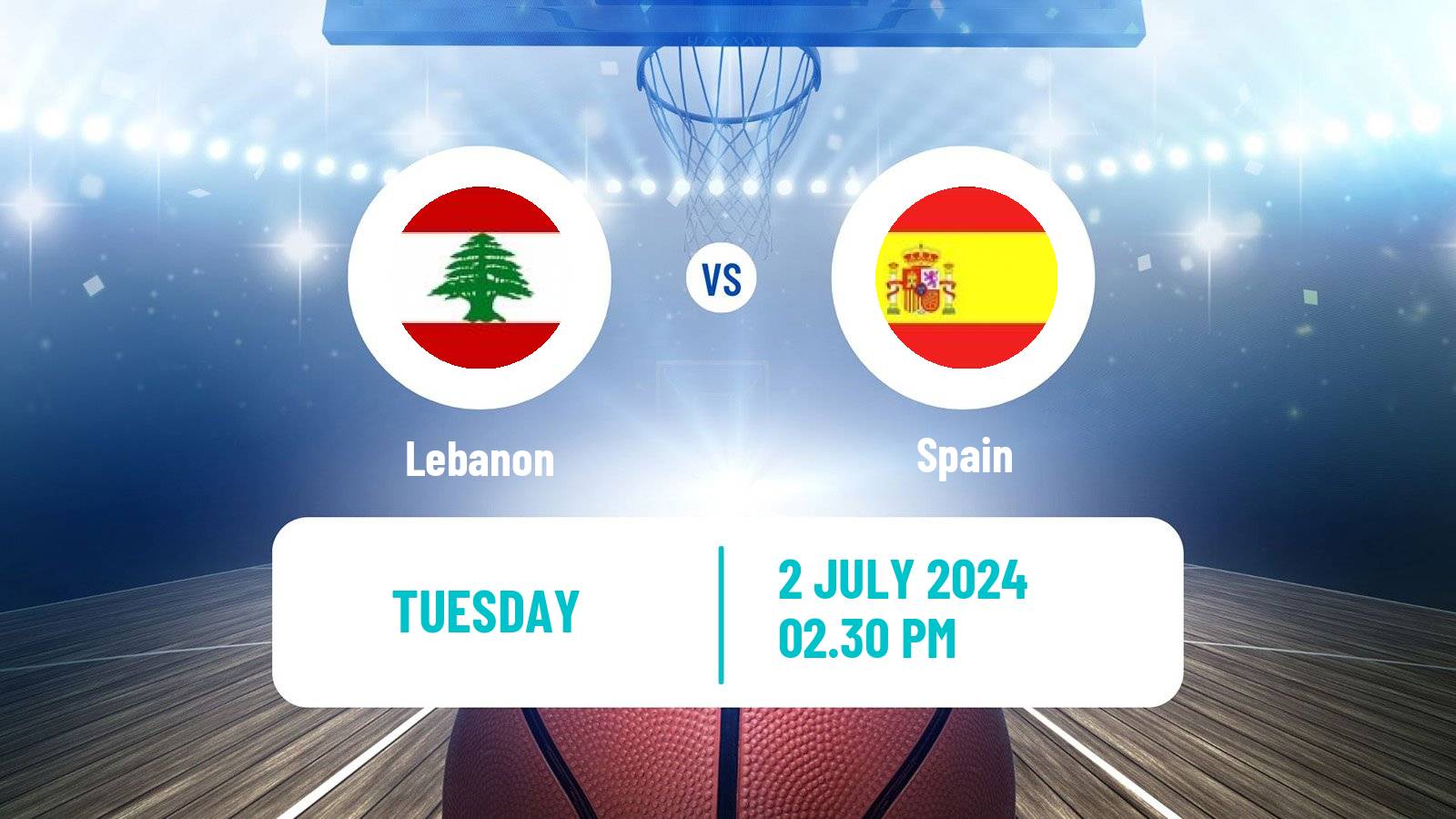 Basketball Olympic Games - Basketball Lebanon - Spain