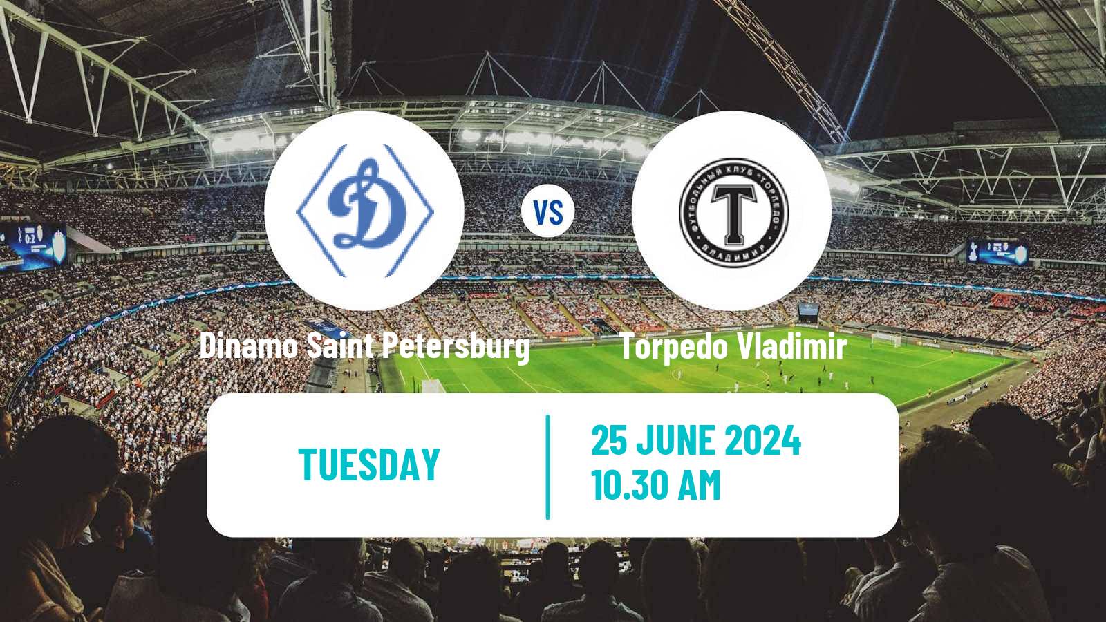 Soccer FNL 2 Division B Group 2 Dinamo Saint Petersburg - Torpedo Vladimir