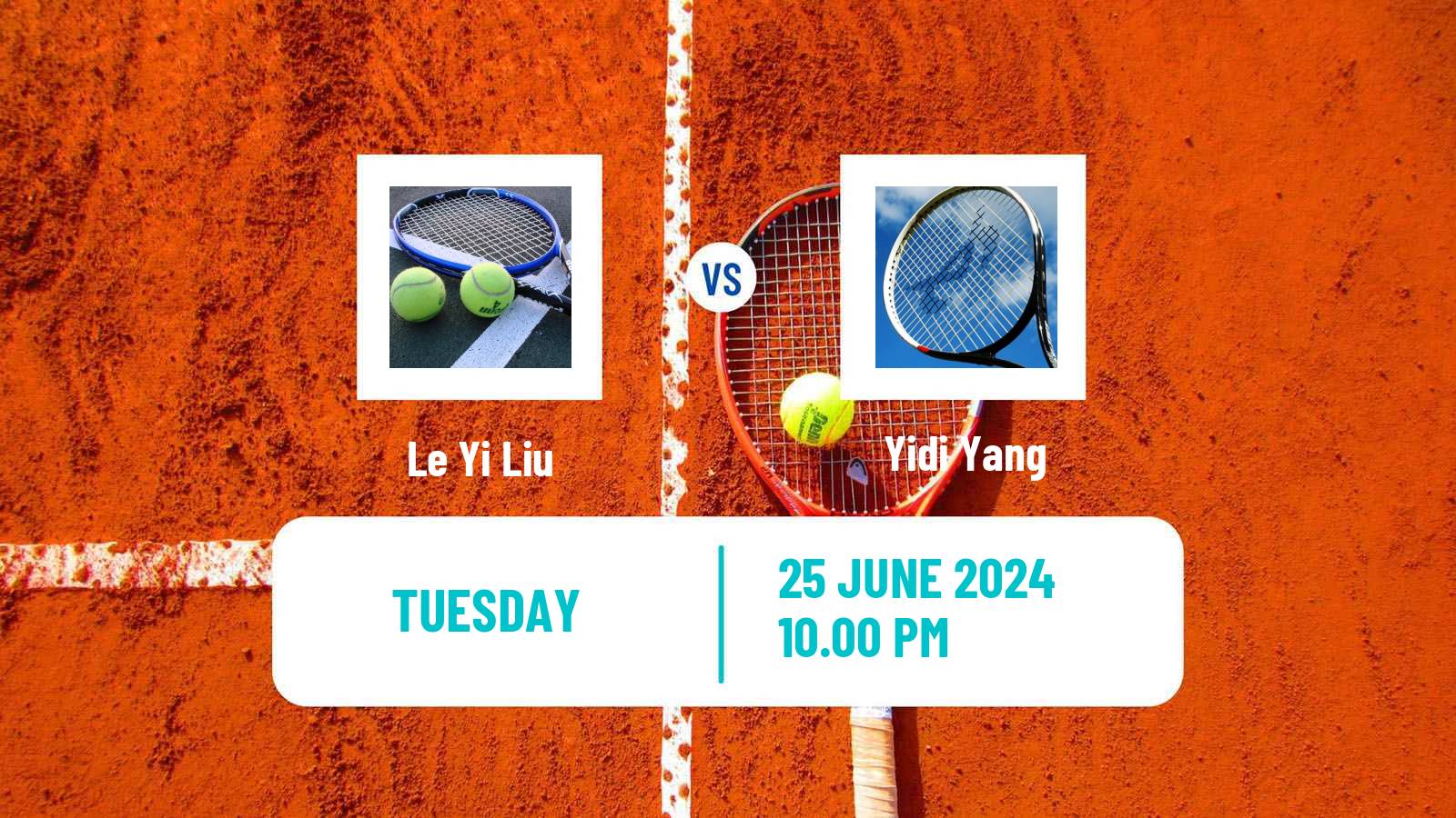 Tennis ITF W15 Tianjin Women Le Yi Liu - Yidi Yang