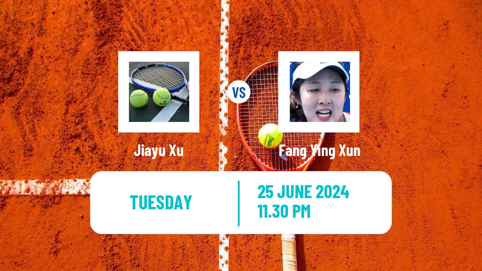 Tennis ITF W15 Tianjin Women Jiayu Xu - Fang Ying Xun