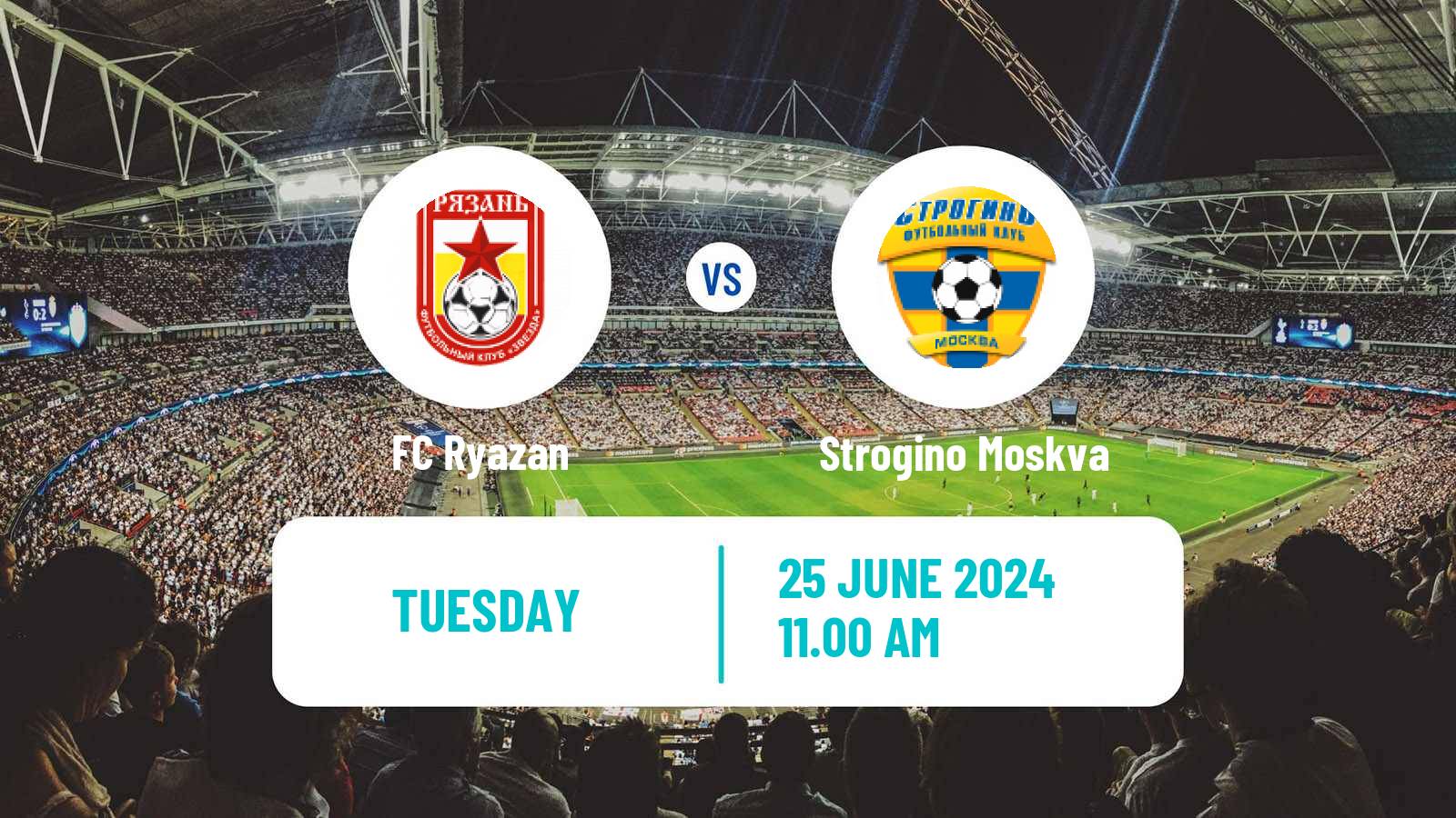 Soccer FNL 2 Division B Group 3 Ryazan - Strogino Moskva