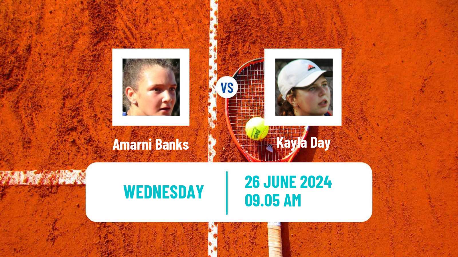 Tennis WTA Wimbledon Amarni Banks - Kayla Day