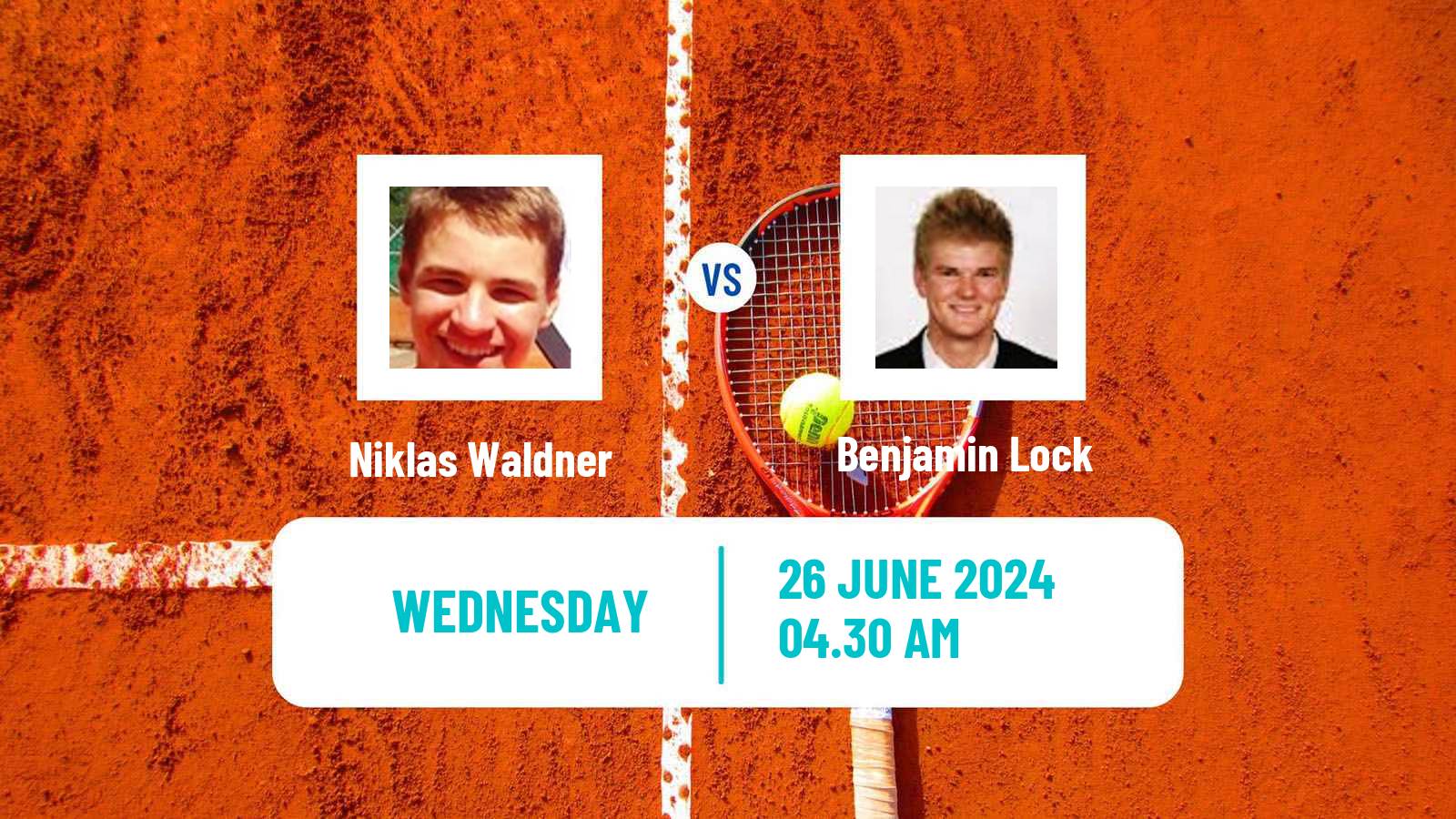 Tennis ITF M25 Klosters Men Niklas Waldner - Benjamin Lock