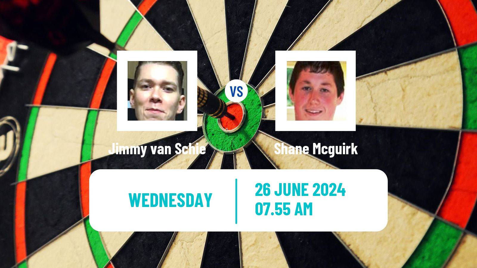 Darts Modus Super Series Jimmy van Schie - Shane Mcguirk