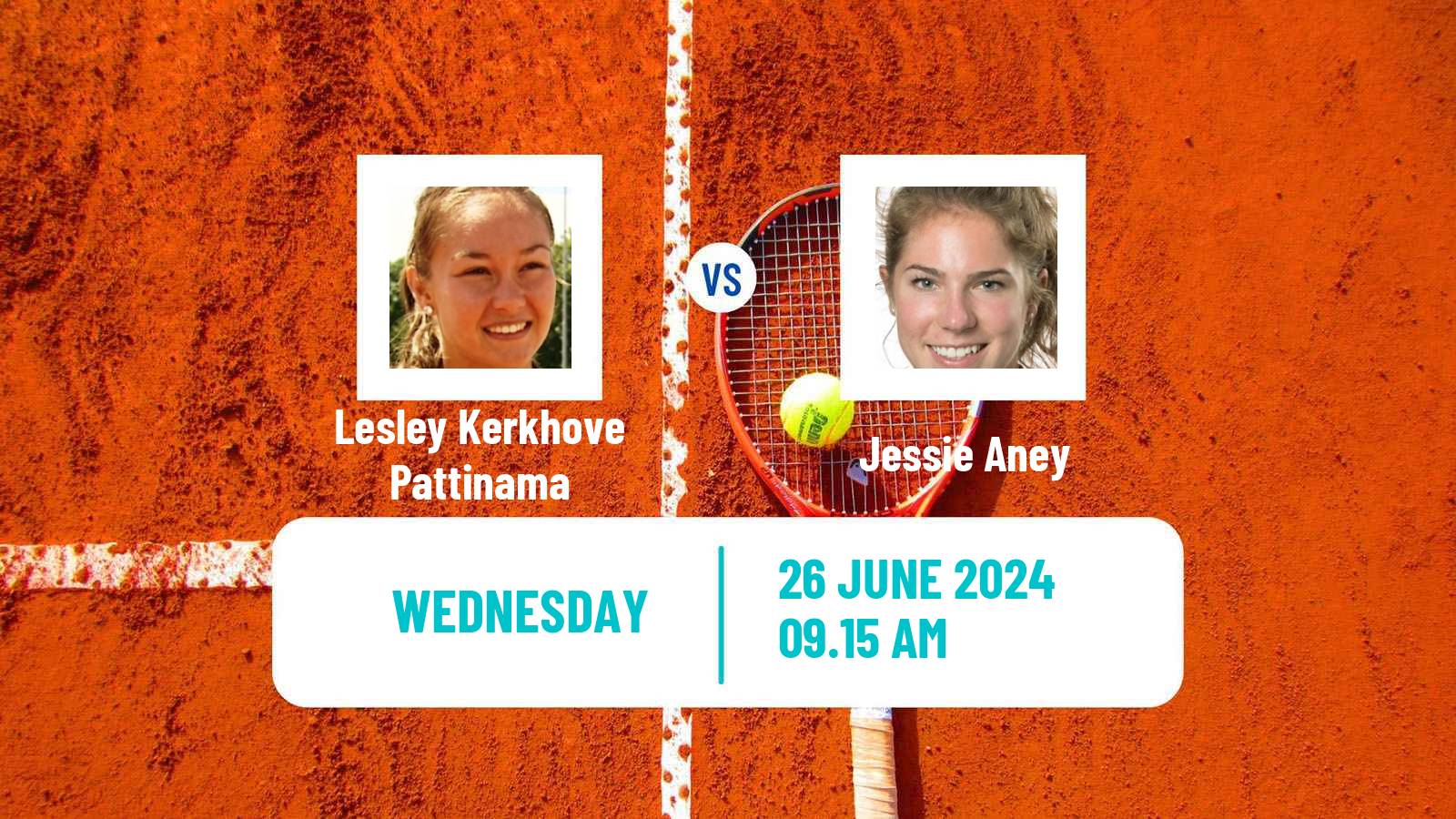 Tennis ITF W75 Doksy Stare Splavy Women Lesley Kerkhove Pattinama - Jessie Aney