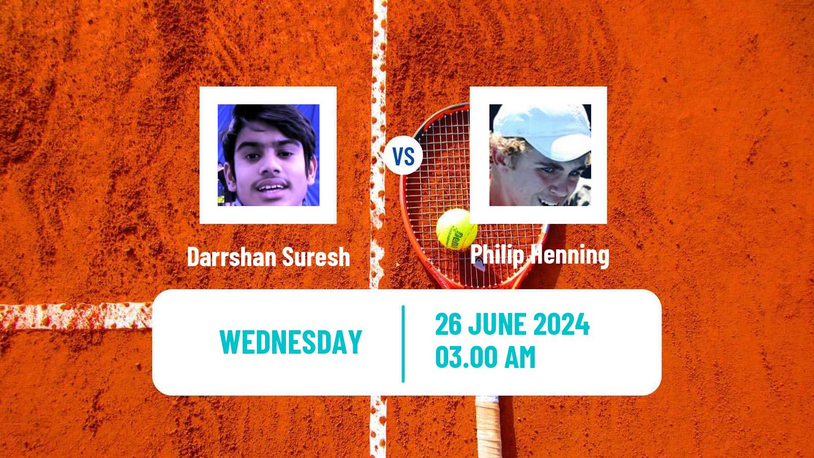 Tennis ITF M25 Hillcrest Men Darrshan Suresh - Philip Henning