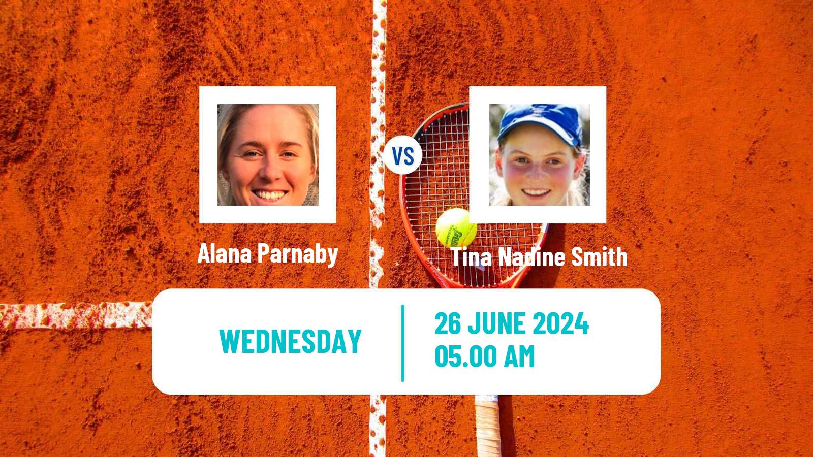 Tennis ITF W35 Klosters Women Alana Parnaby - Tina Nadine Smith