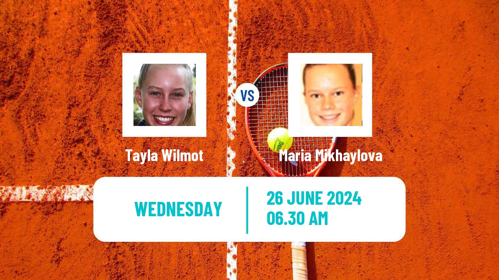 Tennis ITF W15 Hillcrest 2 Women Tayla Wilmot - Maria Mikhaylova