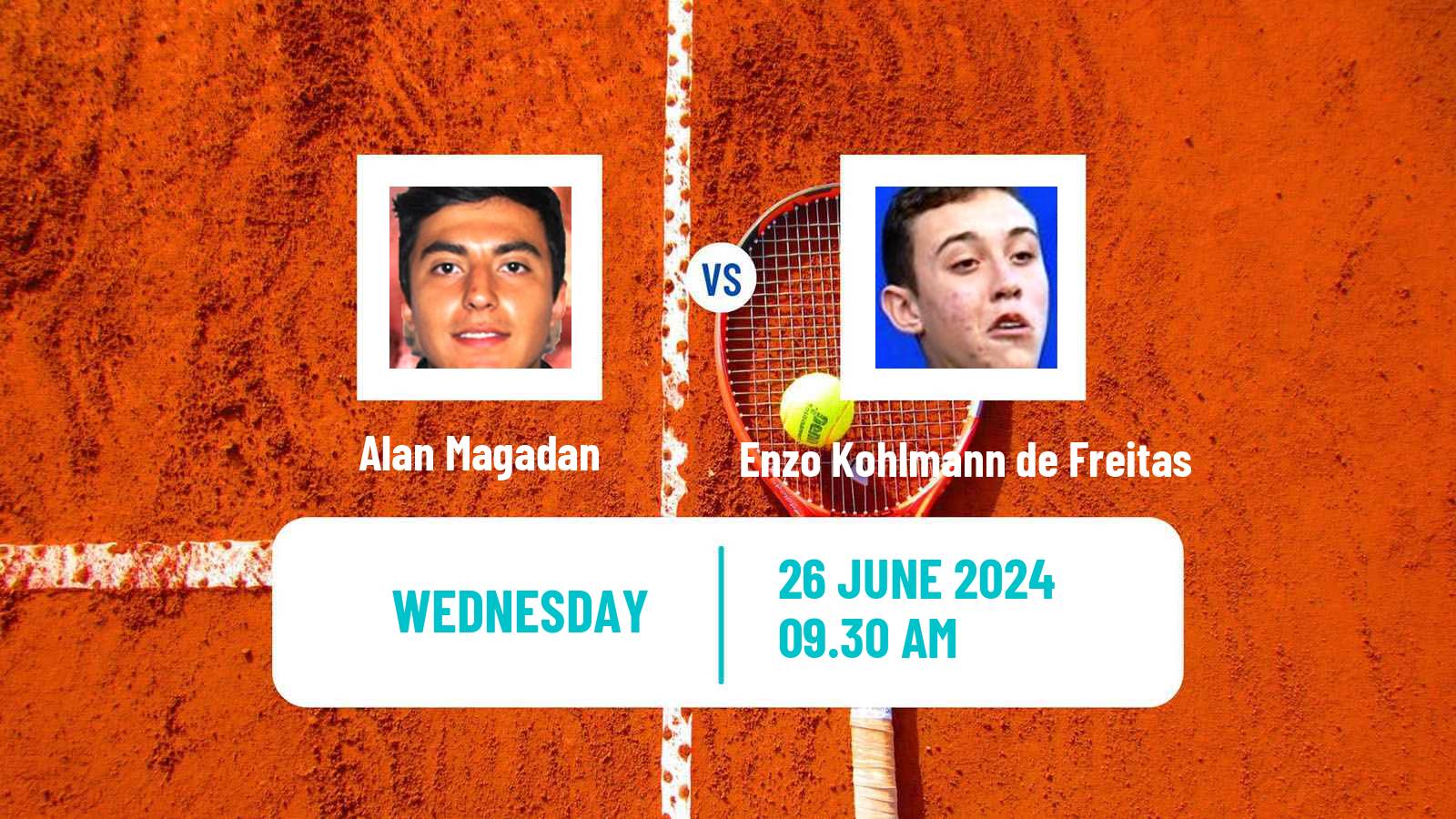 Tennis ITF M15 Monastir 26 Men Alan Magadan - Enzo Kohlmann de Freitas
