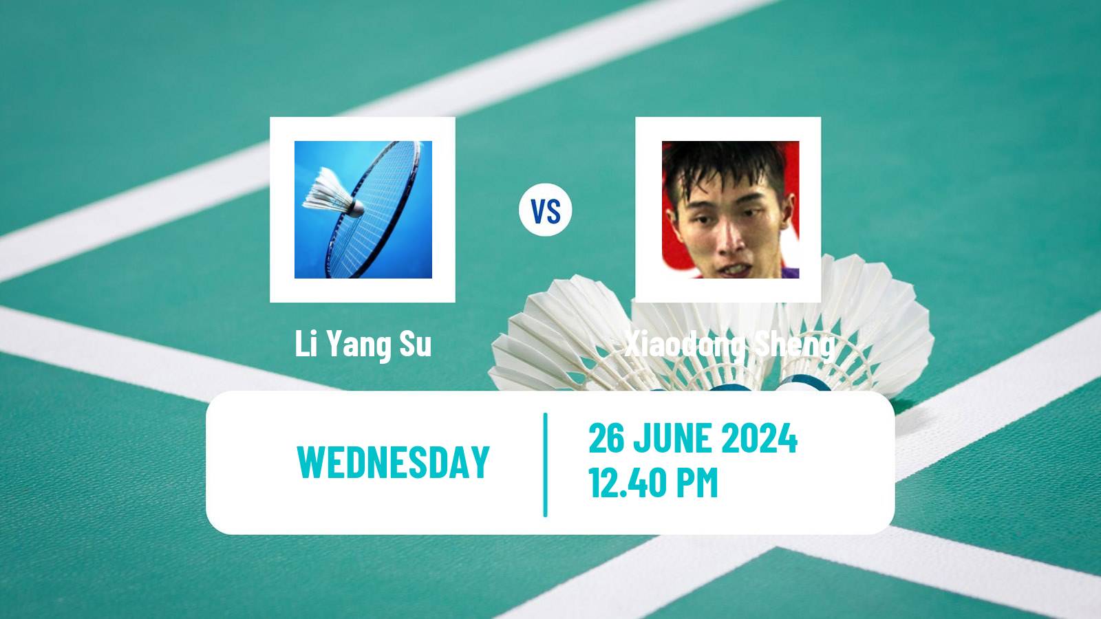 Badminton BWF World Tour Us Open Men Li Yang Su - Xiaodong Sheng
