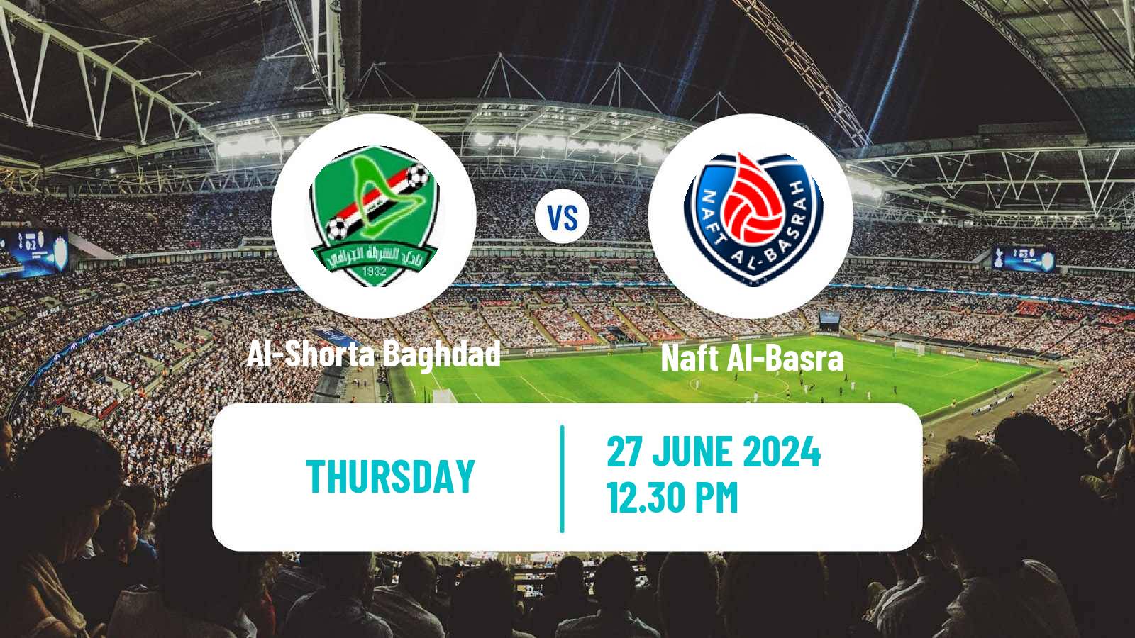 Soccer Iraqi Premier League Al-Shorta Baghdad - Naft Al-Basra