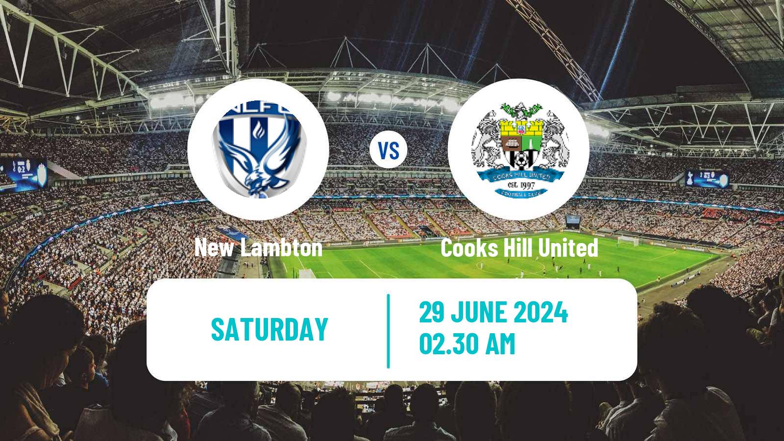 Soccer Australian NPL Northern NSW New Lambton - Cooks Hill United