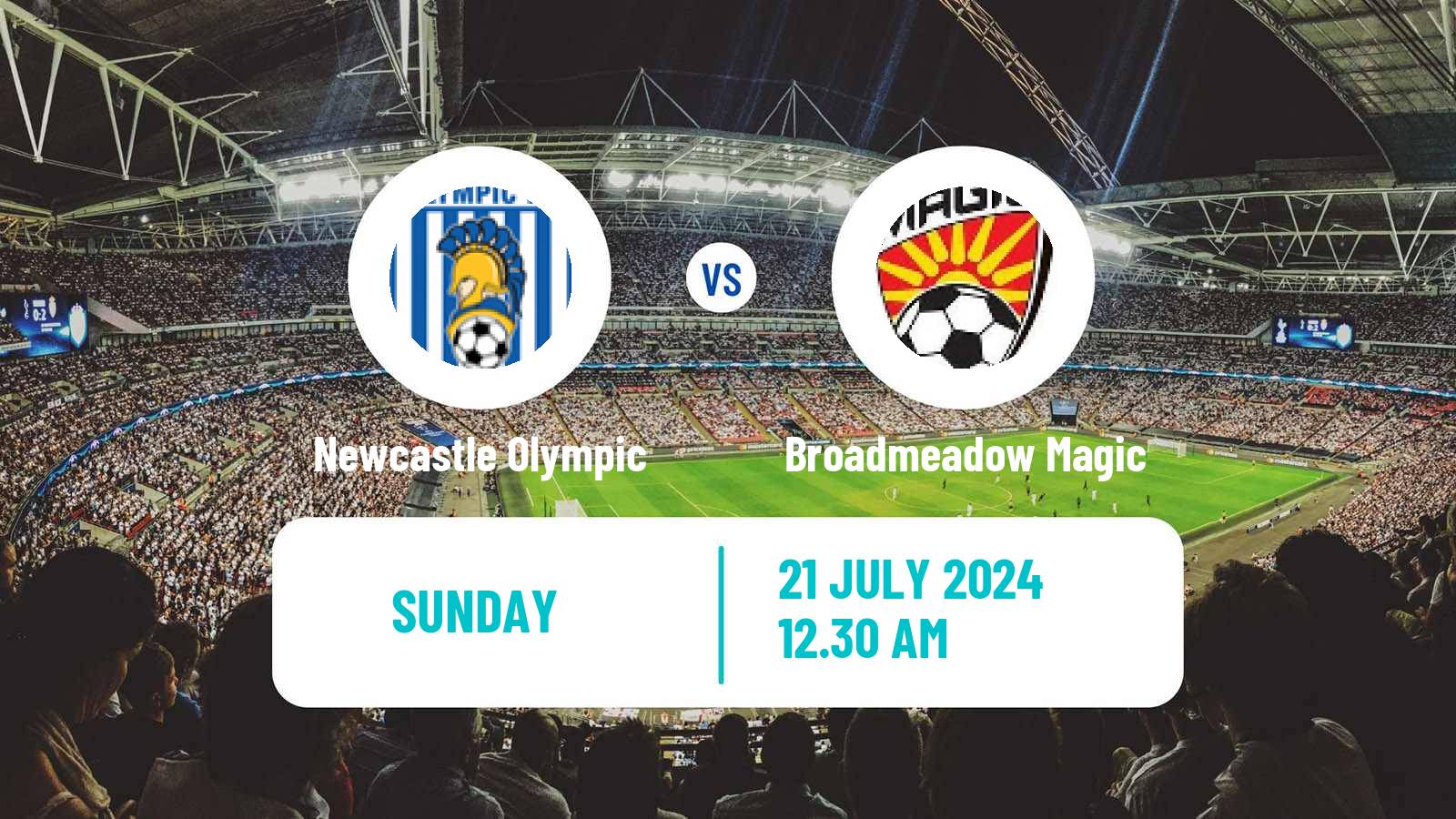 Soccer Australian NPL Northern NSW Newcastle Olympic - Broadmeadow Magic