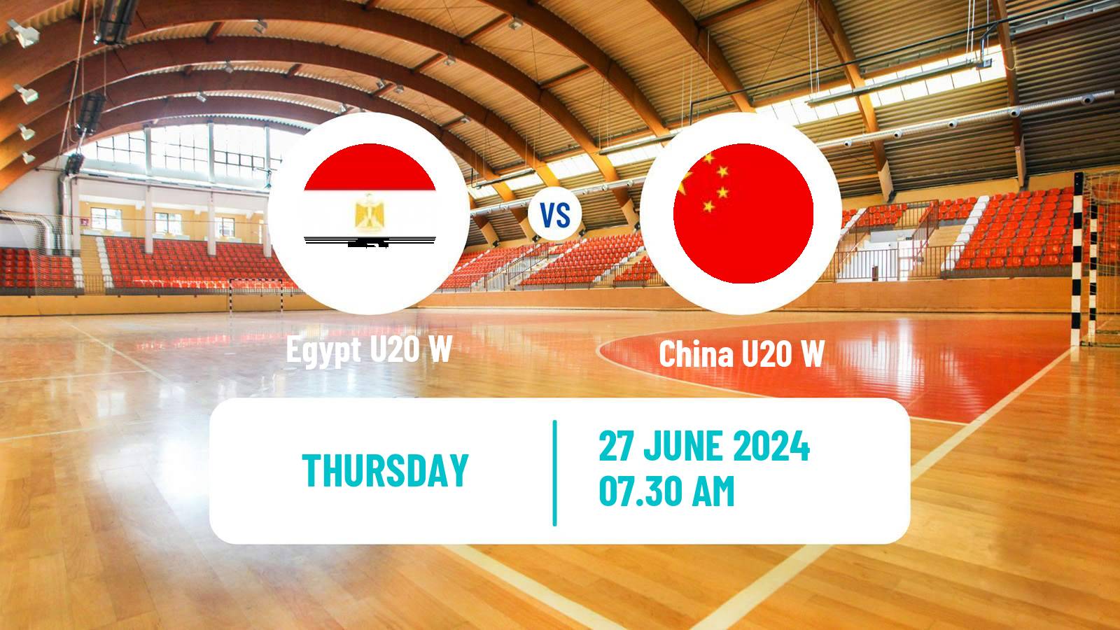 Handball World Championship U20 Handball Women Egypt U20 W - China U20 W