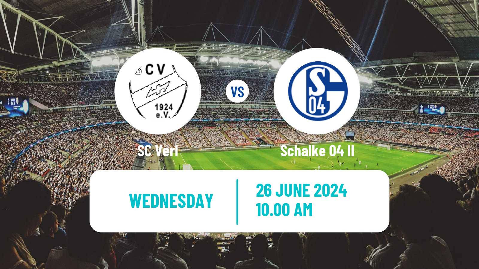 Soccer Club Friendly Verl - Schalke 04 II