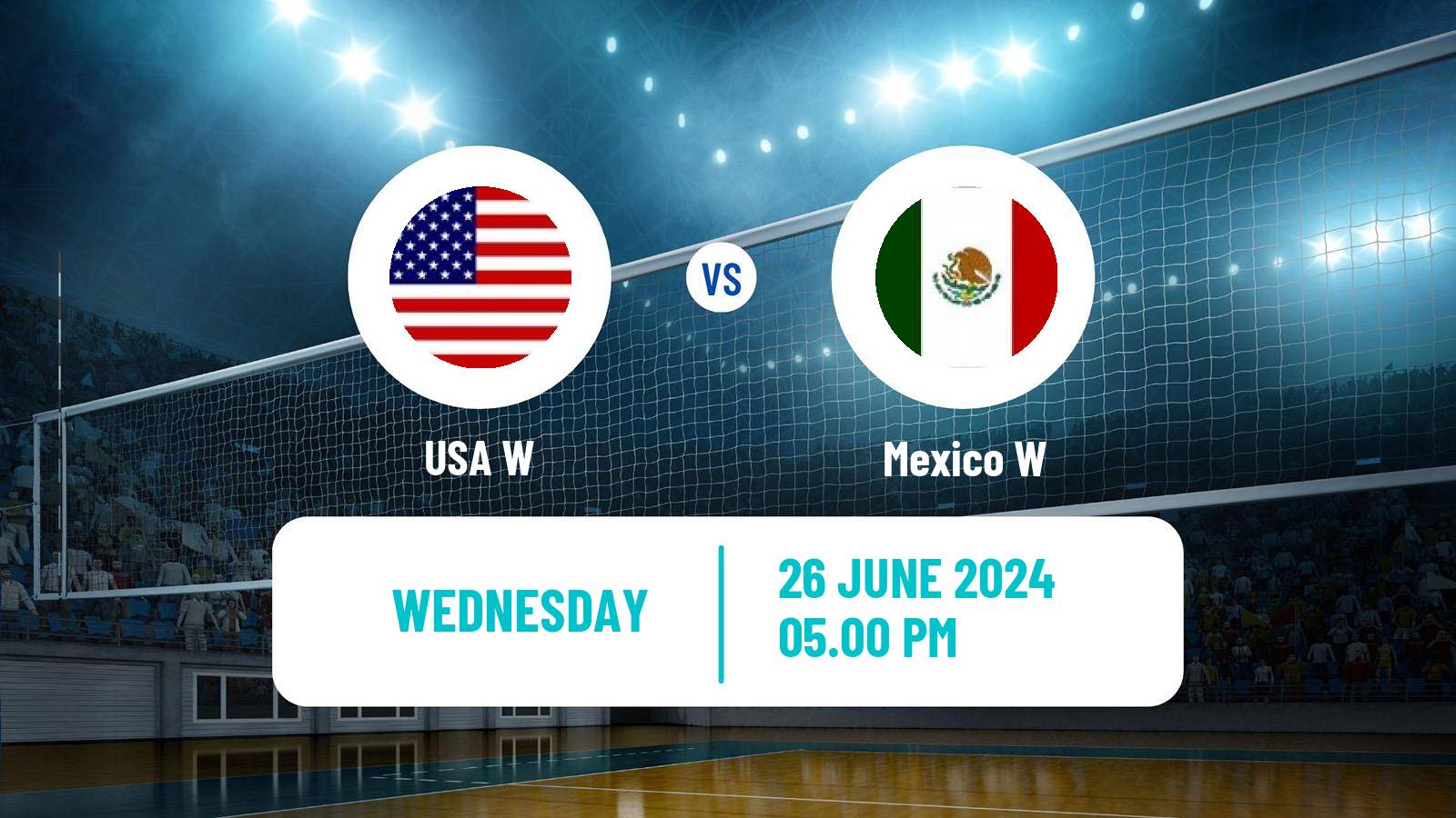 Volleyball Pan-American Cup Final Six Volleyball Women USA W - Mexico W