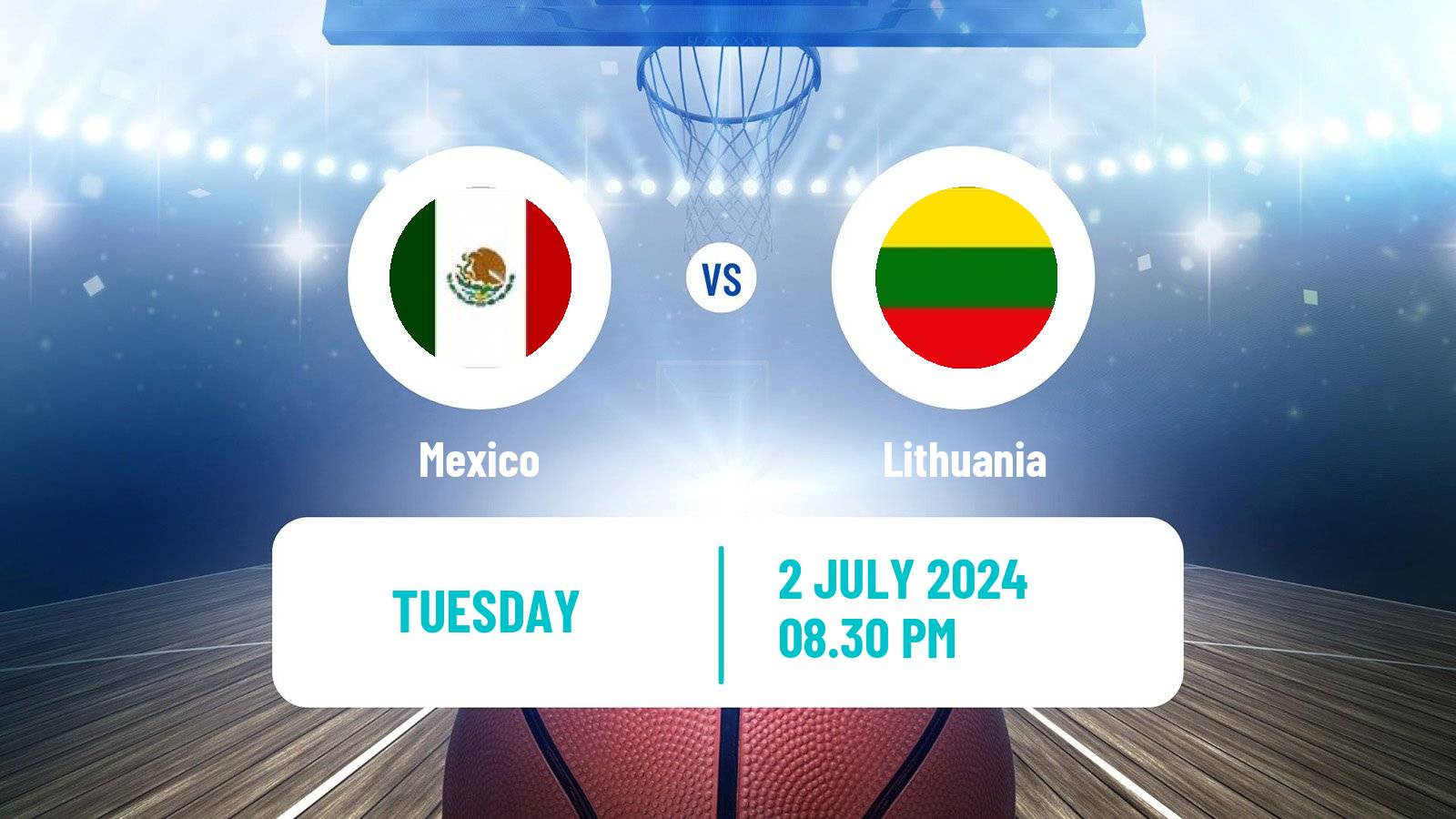 Basketball Olympic Games - Basketball Mexico - Lithuania
