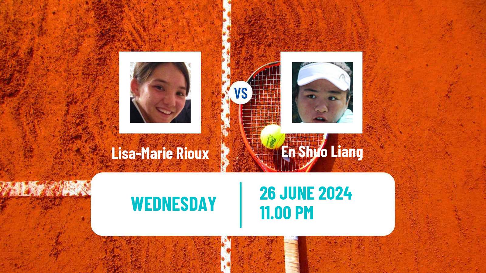 Tennis ITF W35 Taipei 2 Women Lisa-Marie Rioux - En Shuo Liang