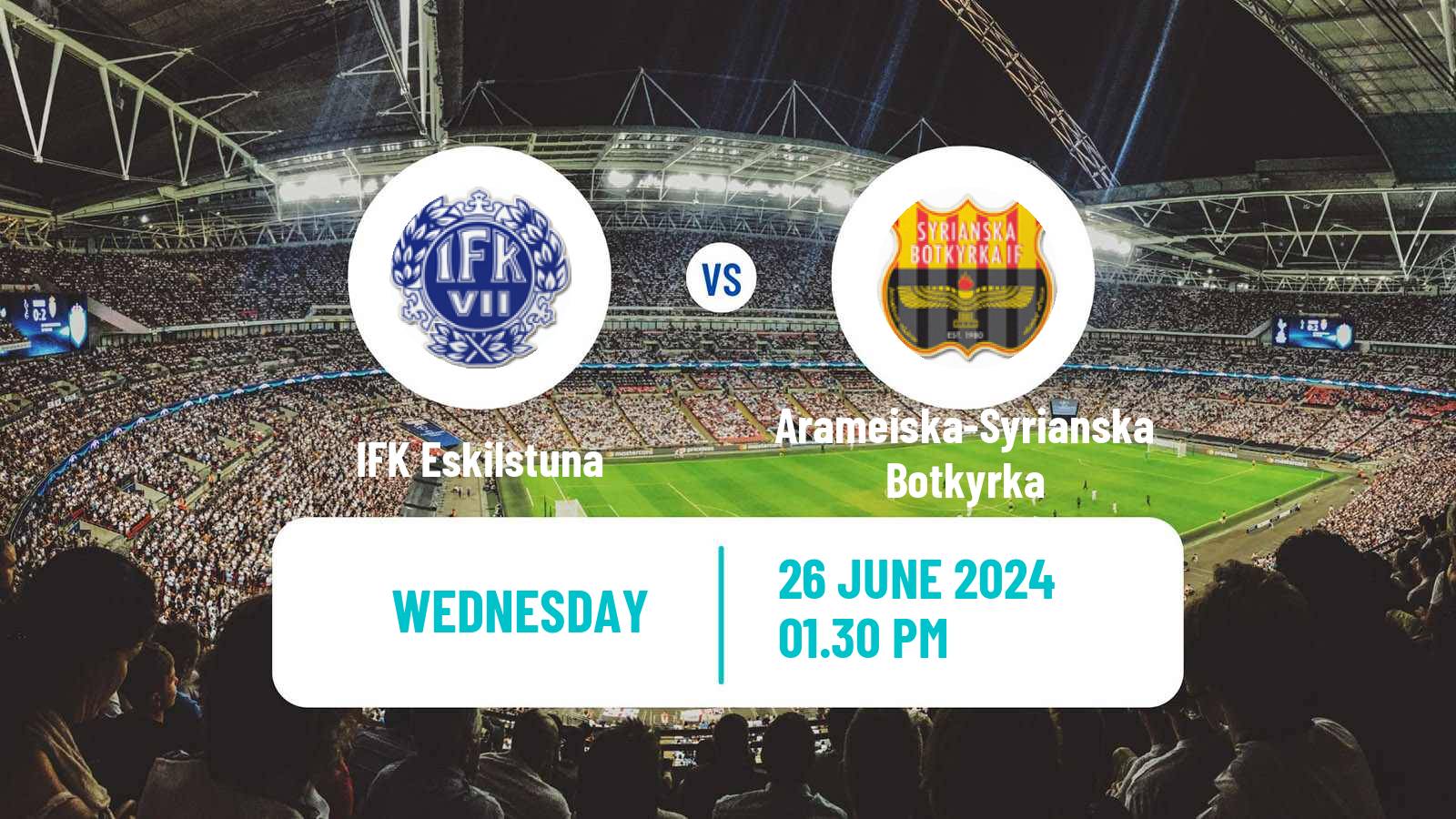 Soccer Swedish Division 2 - Södra Svealand IFK Eskilstuna - Arameiska-Syrianska Botkyrka