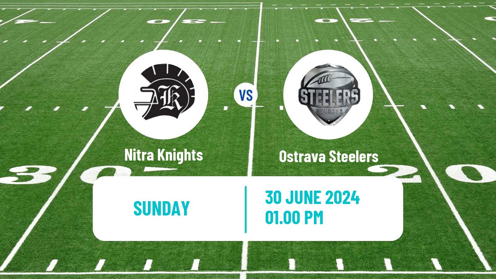 American football Czech CLAF Nitra Knights - Ostrava Steelers