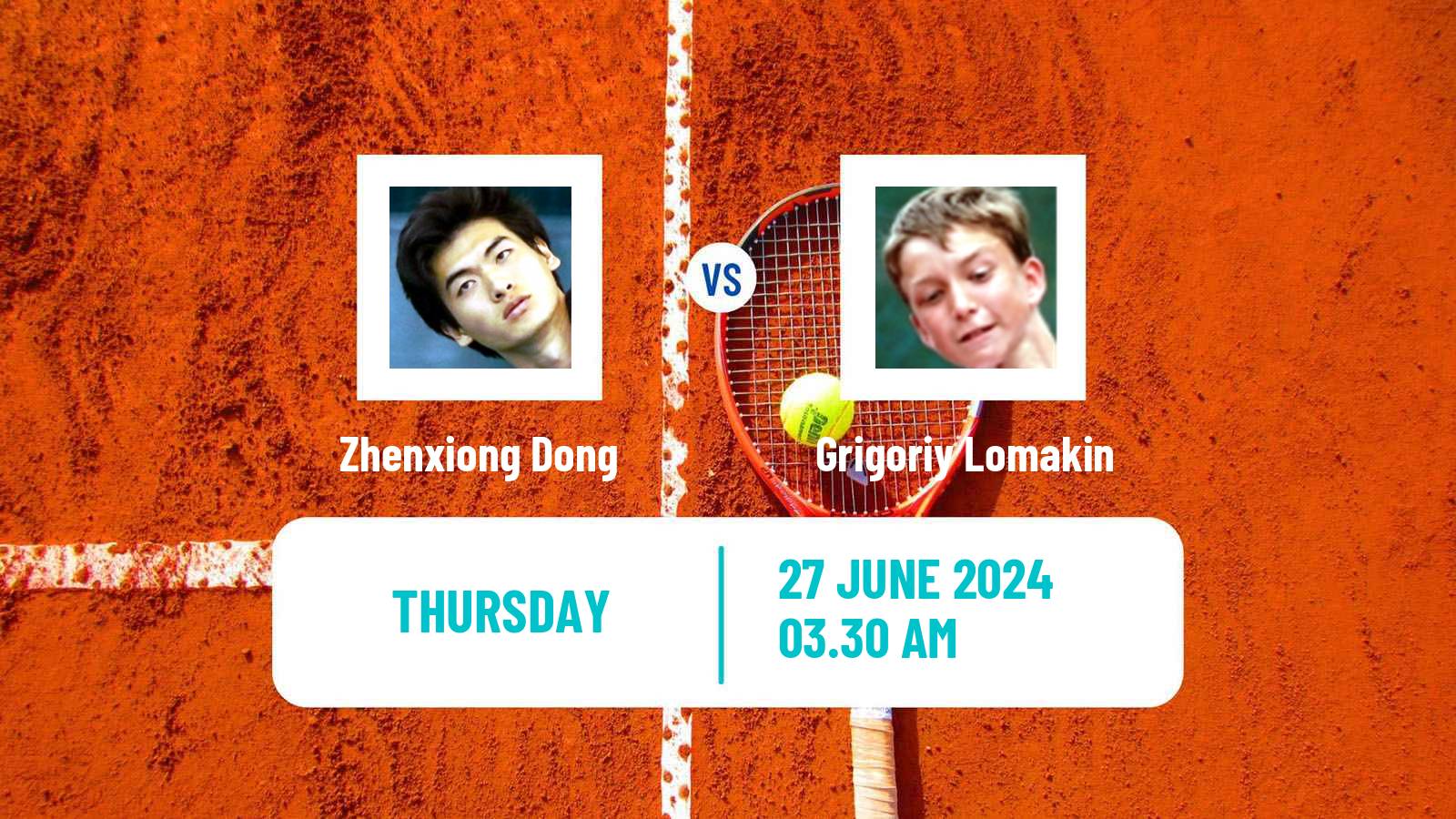 Tennis ITF M15 Tianjin Men Zhenxiong Dong - Grigoriy Lomakin