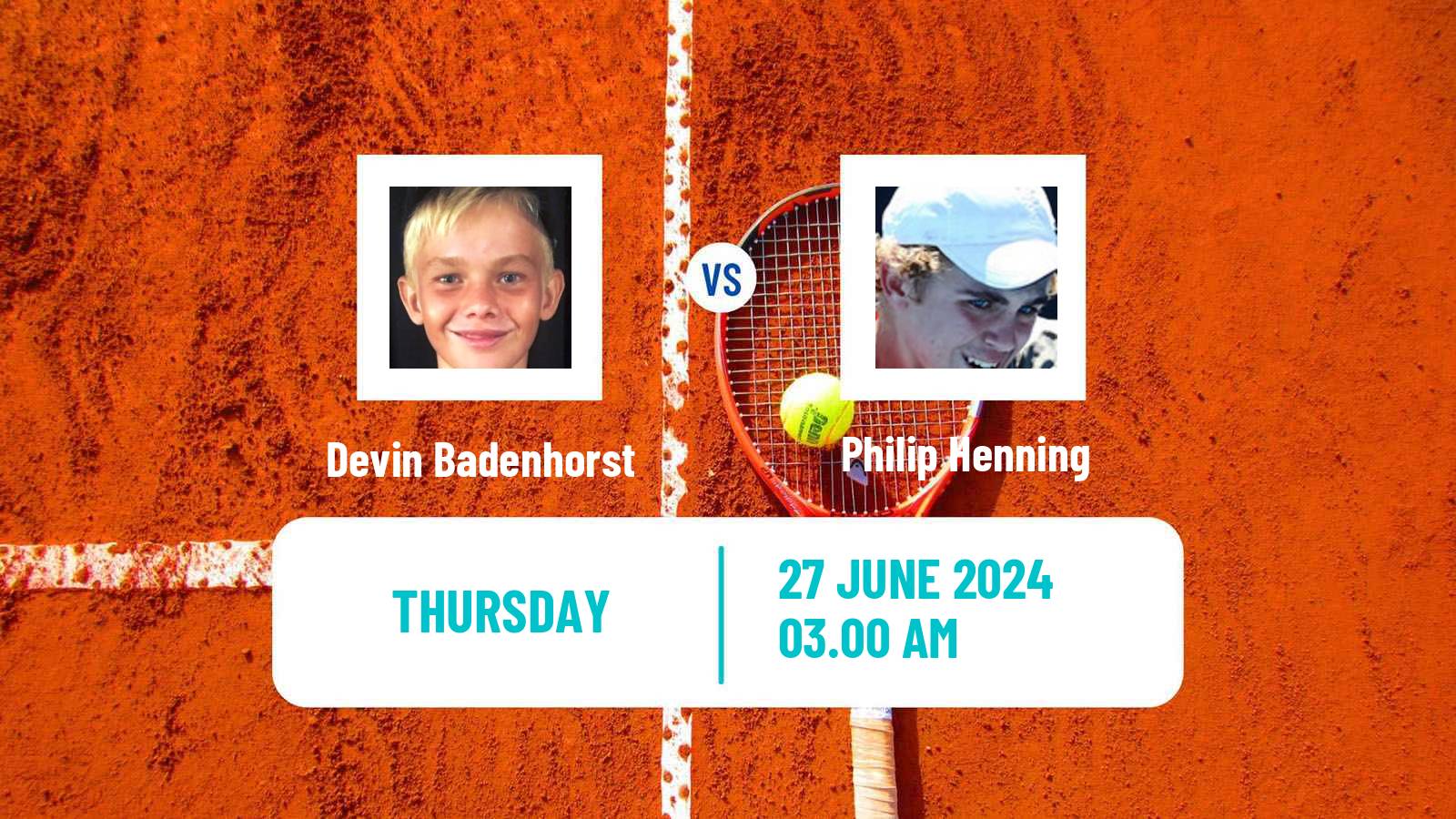 Tennis ITF M25 Hillcrest Men Devin Badenhorst - Philip Henning