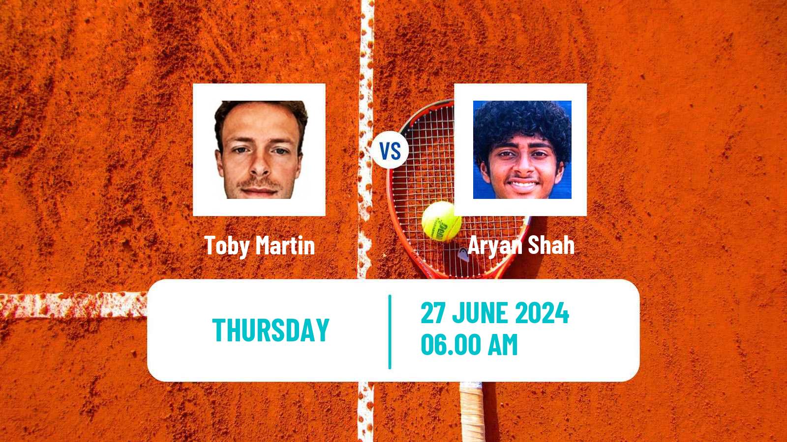 Tennis ITF M25 Hillcrest Men Toby Martin - Aryan Shah